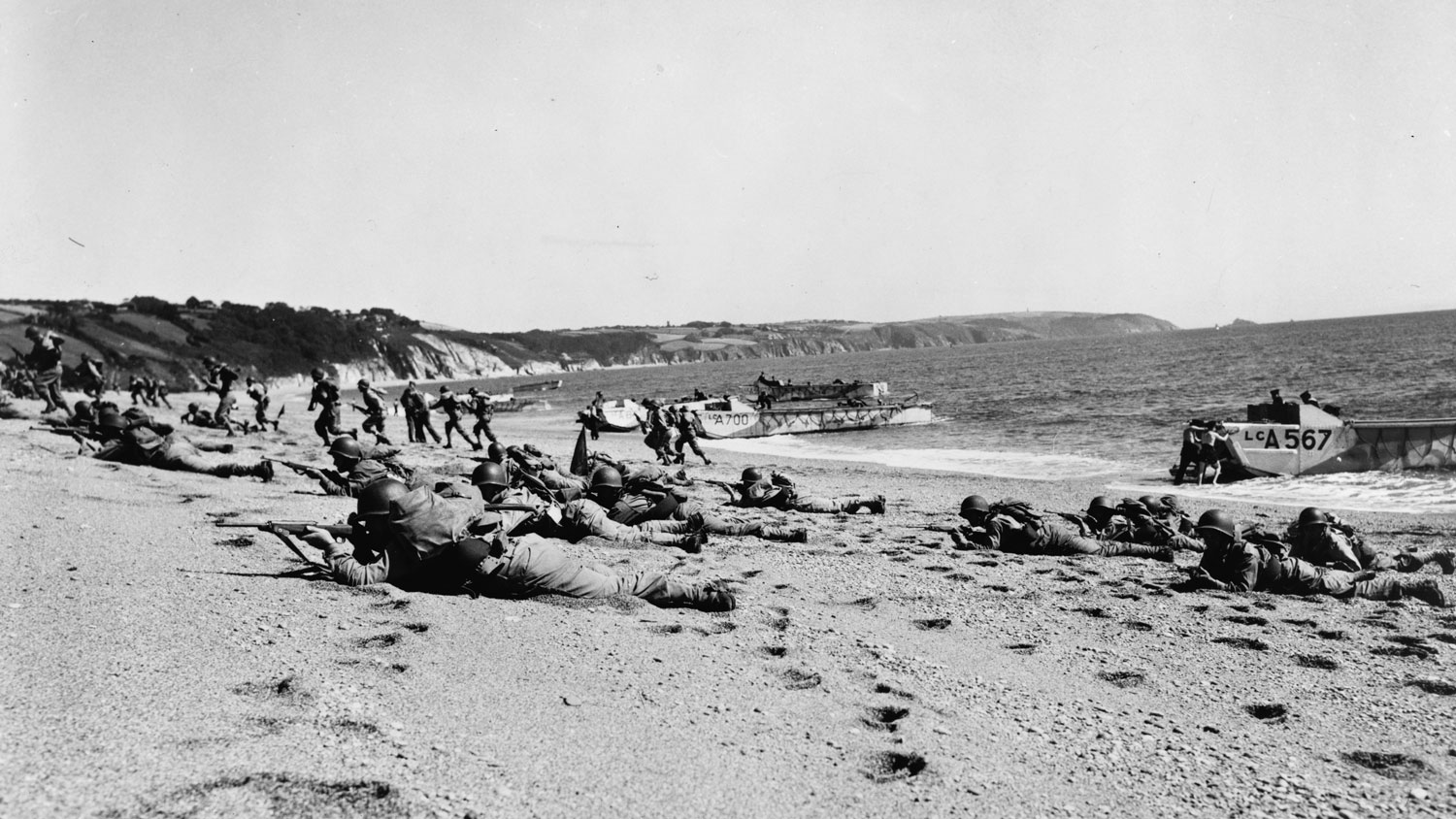 Final dress rehearsal for US troops before D-Day CREDIT US Library of Congress
