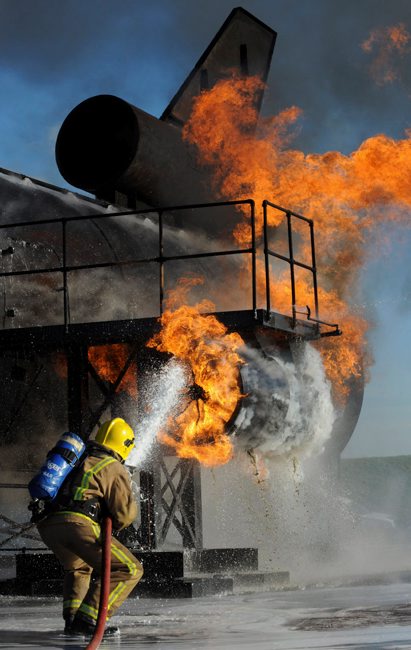 Raf Firefighter - pic MoD
