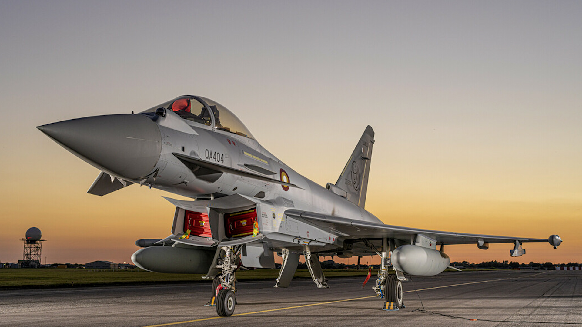 First Typhoon delivered to Qatar from BAE Systems (Picture: BAE Systems).