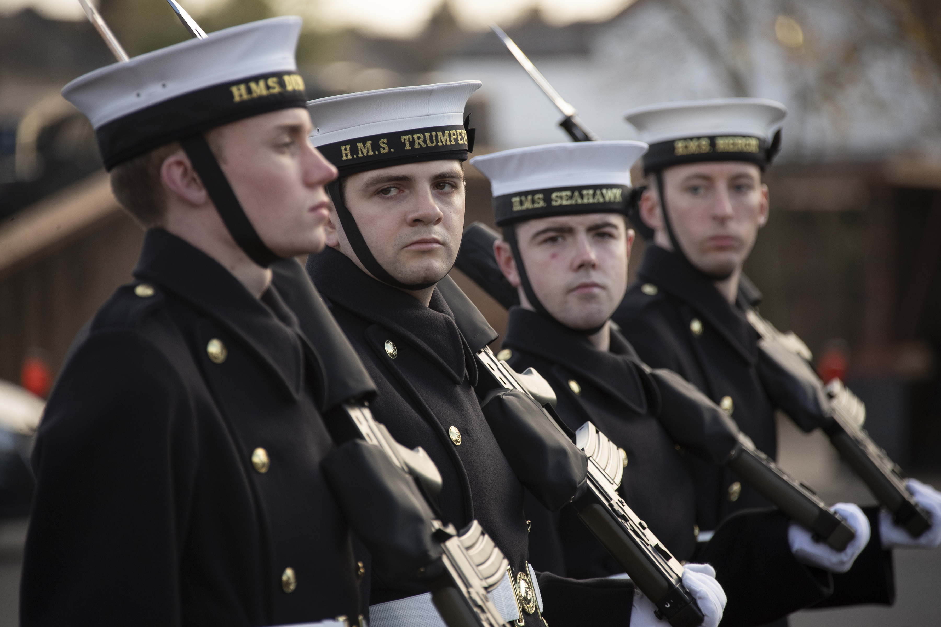 The sailors will guard the castle from 30 November until 21 December (Picture: Royal Navy).