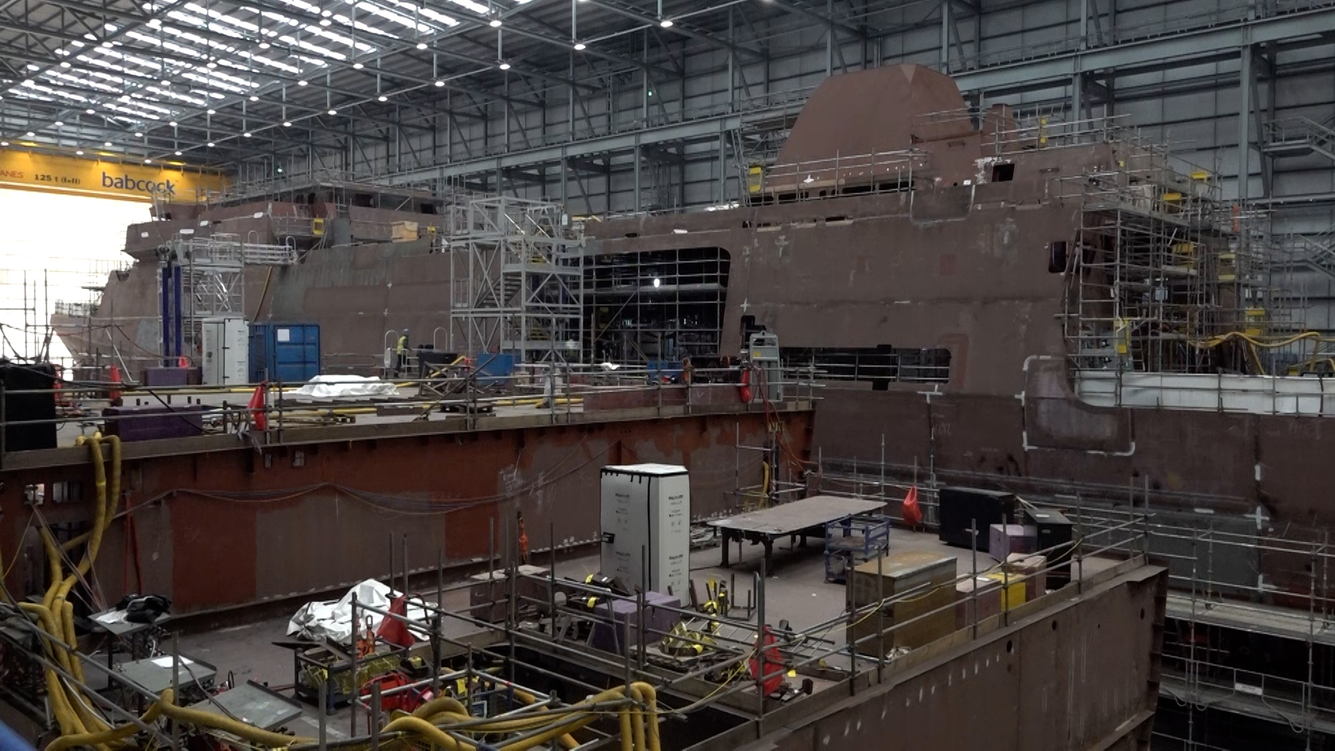 First steel is cut on Royal Navy's newest warship HMS Formidable