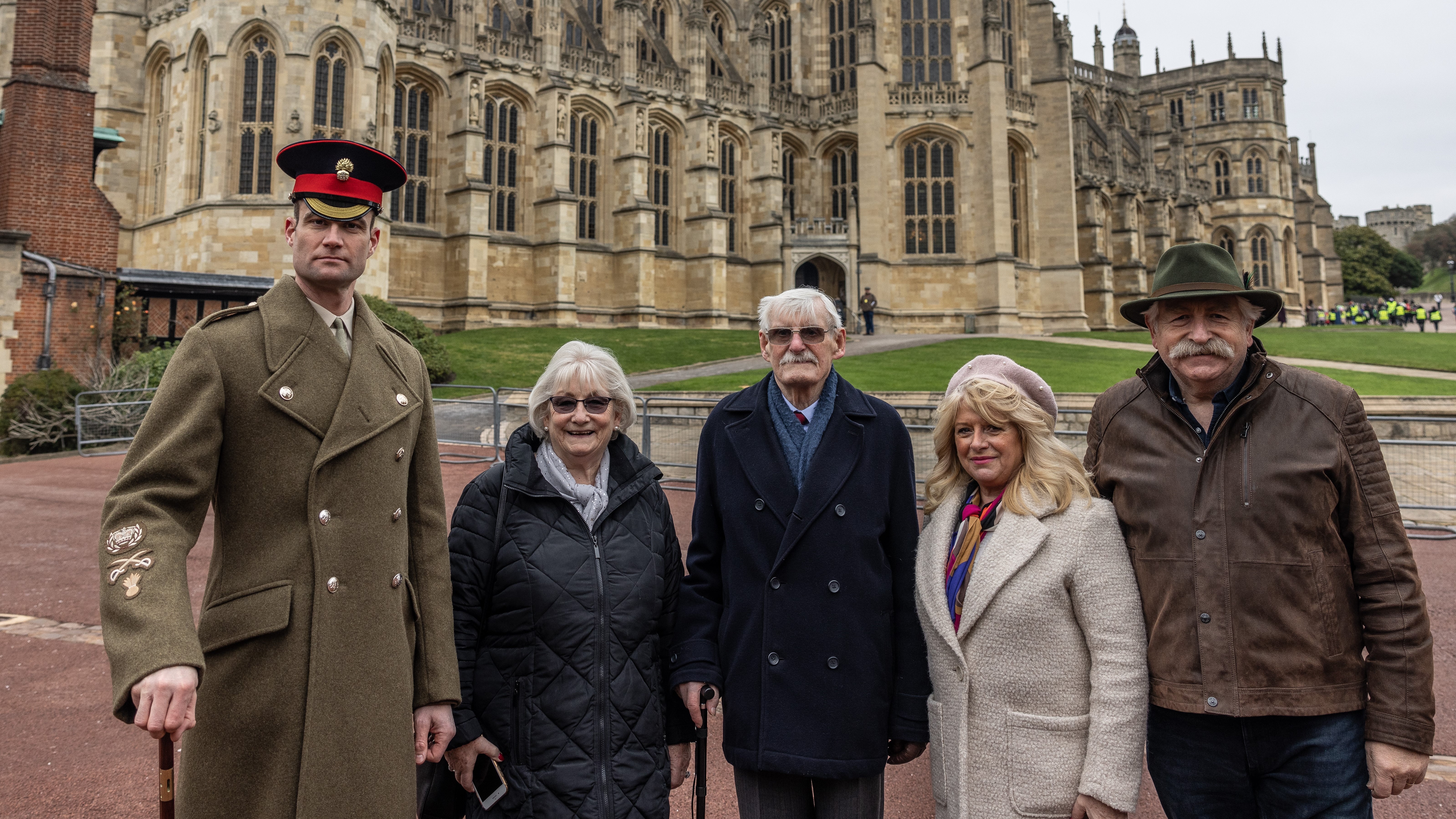 First time in 80 years at Windsor Castle for ex grenadier 21012022 CREDIT Alex Welirang SSAFA .jpg