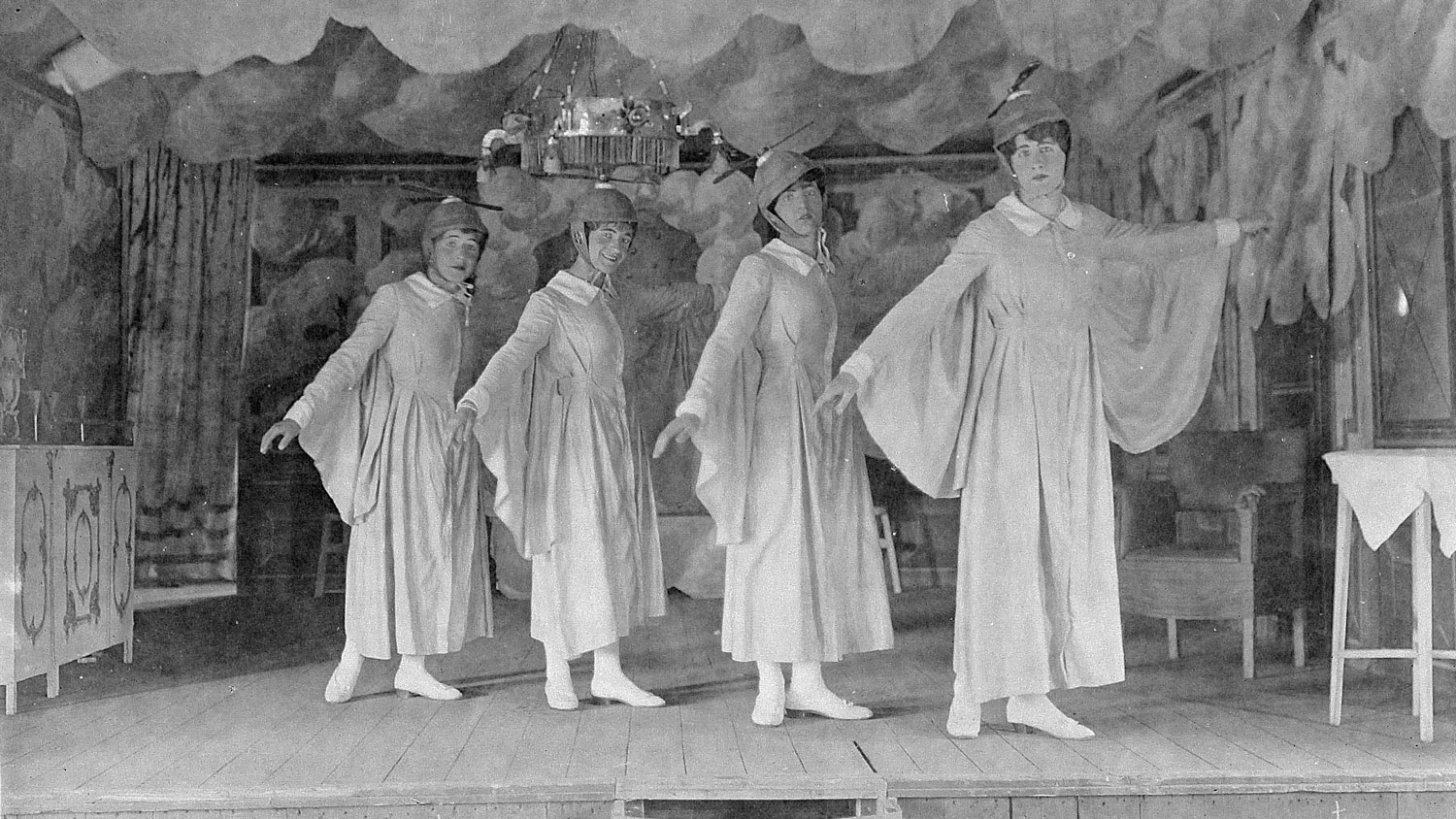 First World War WW1 Internee Theatrical Production Douglas or Knockaloe Camp Isle of Man CREDIT © Manx National Heritage (PG/7870/39819)