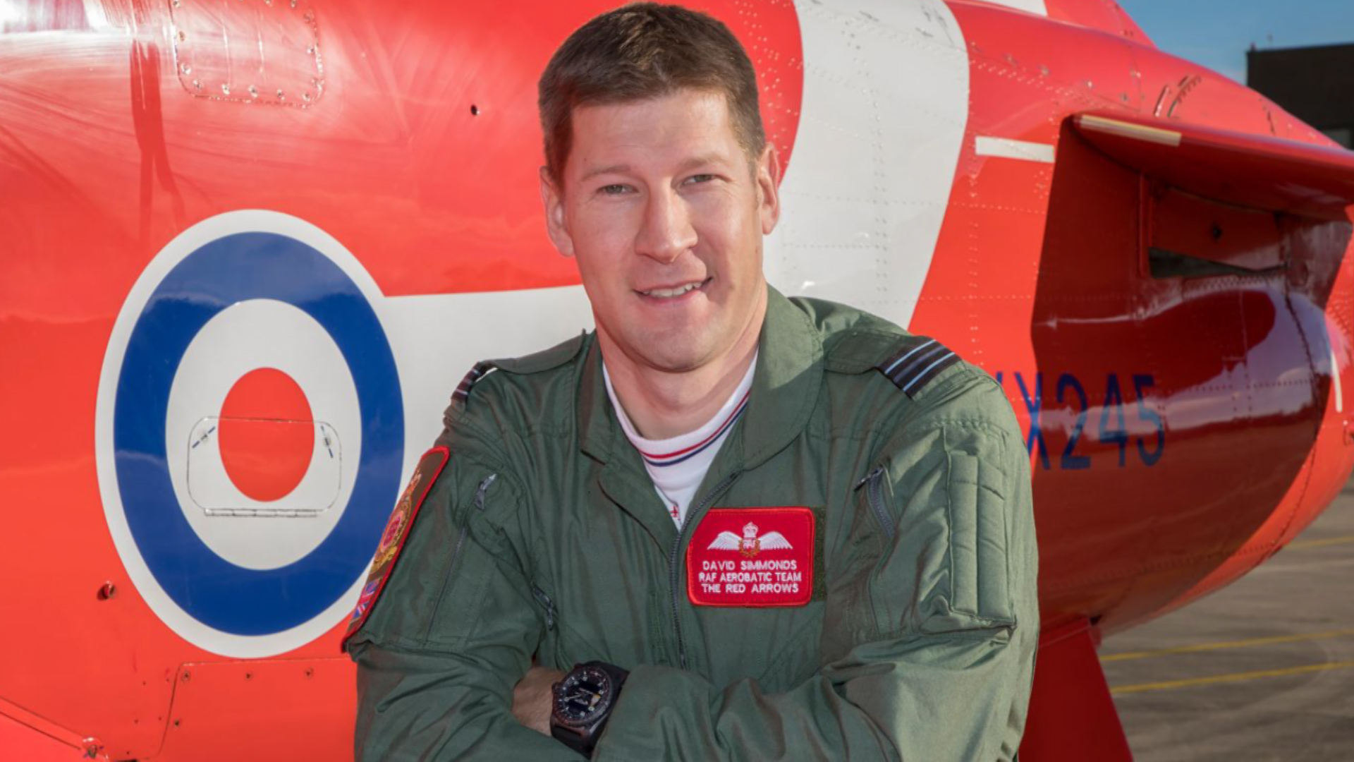 Flight Lieutenant David Simmonds Red Arrows