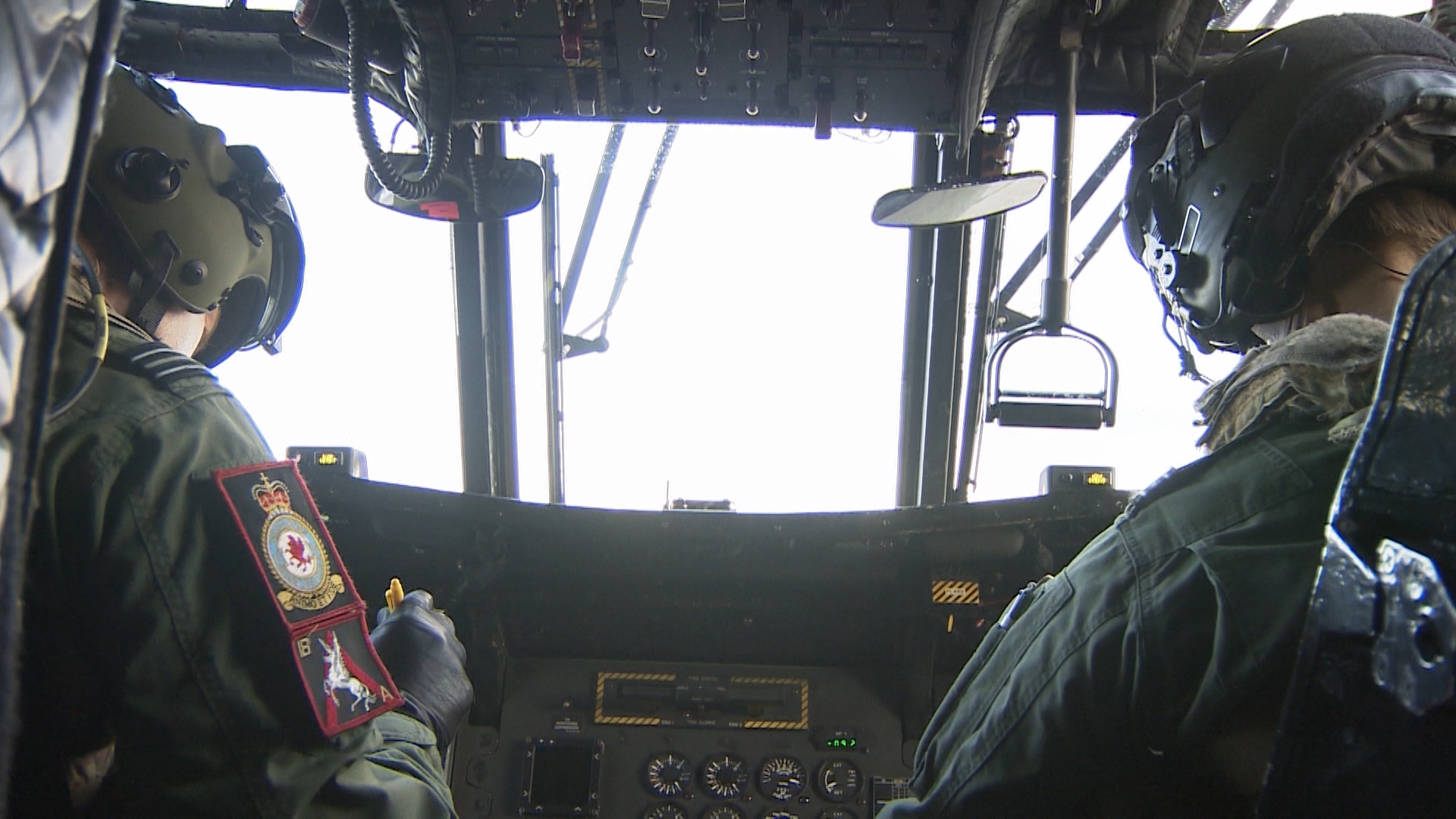 Flight Lieutenant Kerry and copilot 310120 CREDIT BFBS.jpg
