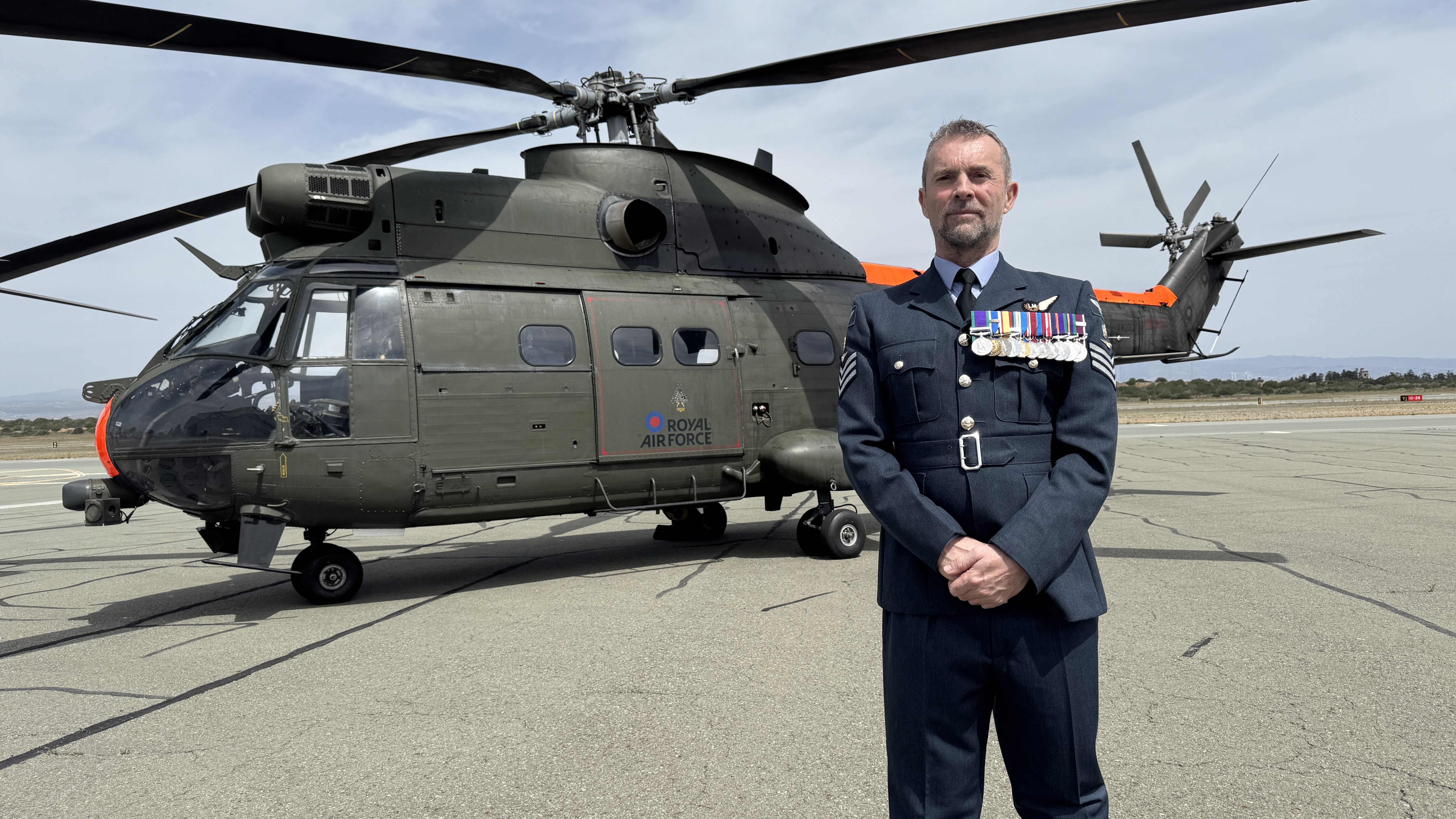 Flight Sergeant Mike Waugh CREDIT BFBS