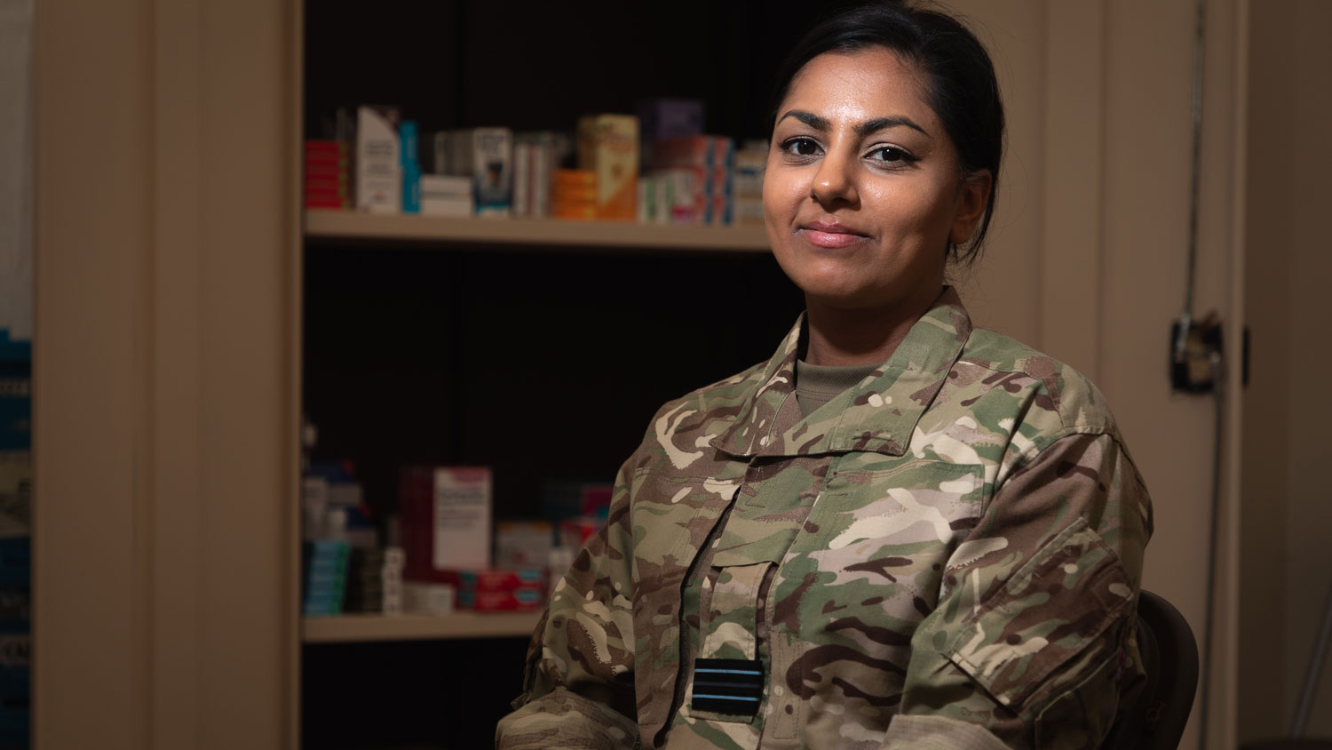 Flight Lieutenant Suki Sira is the first uniformed pharmacist to join the RAF Medical Reserves at 4626 Squadron in Brize Norton CREDIT Crown Copyright