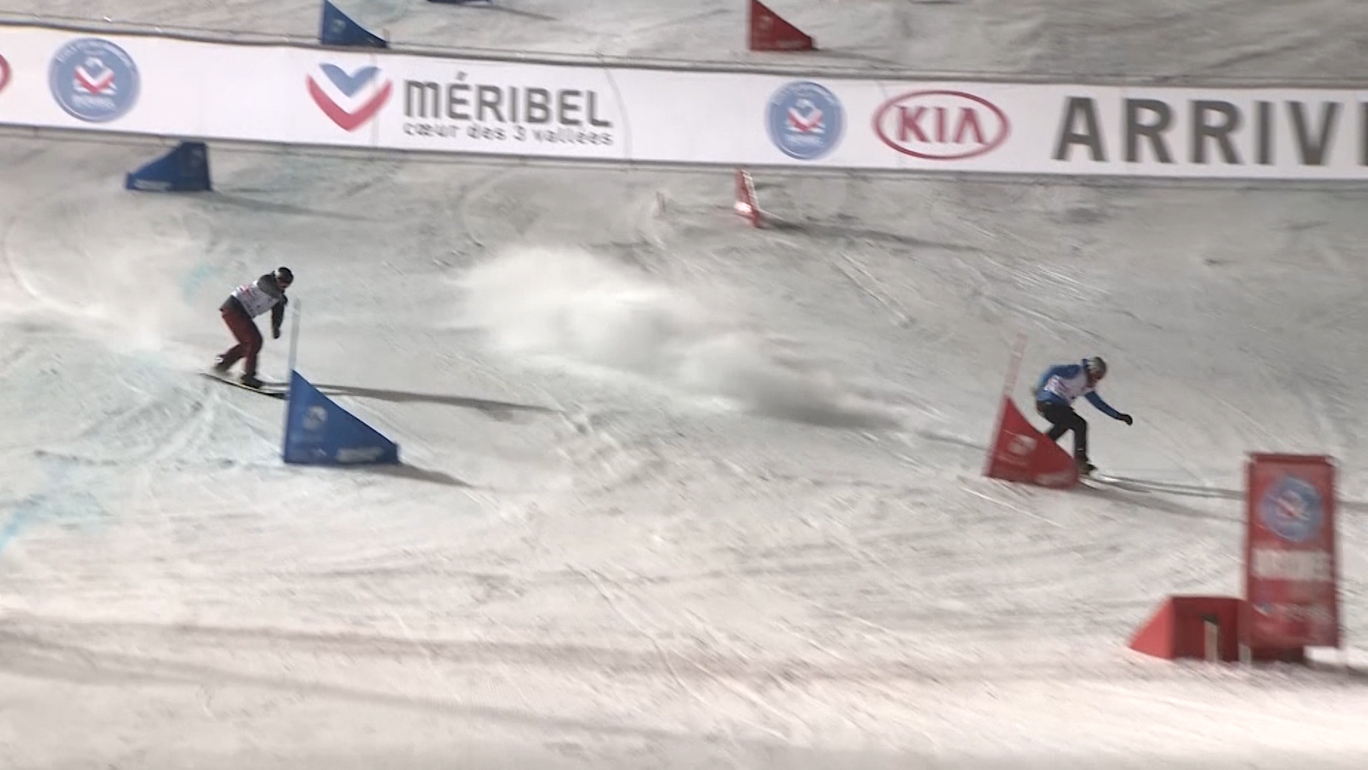 Meribel close finish