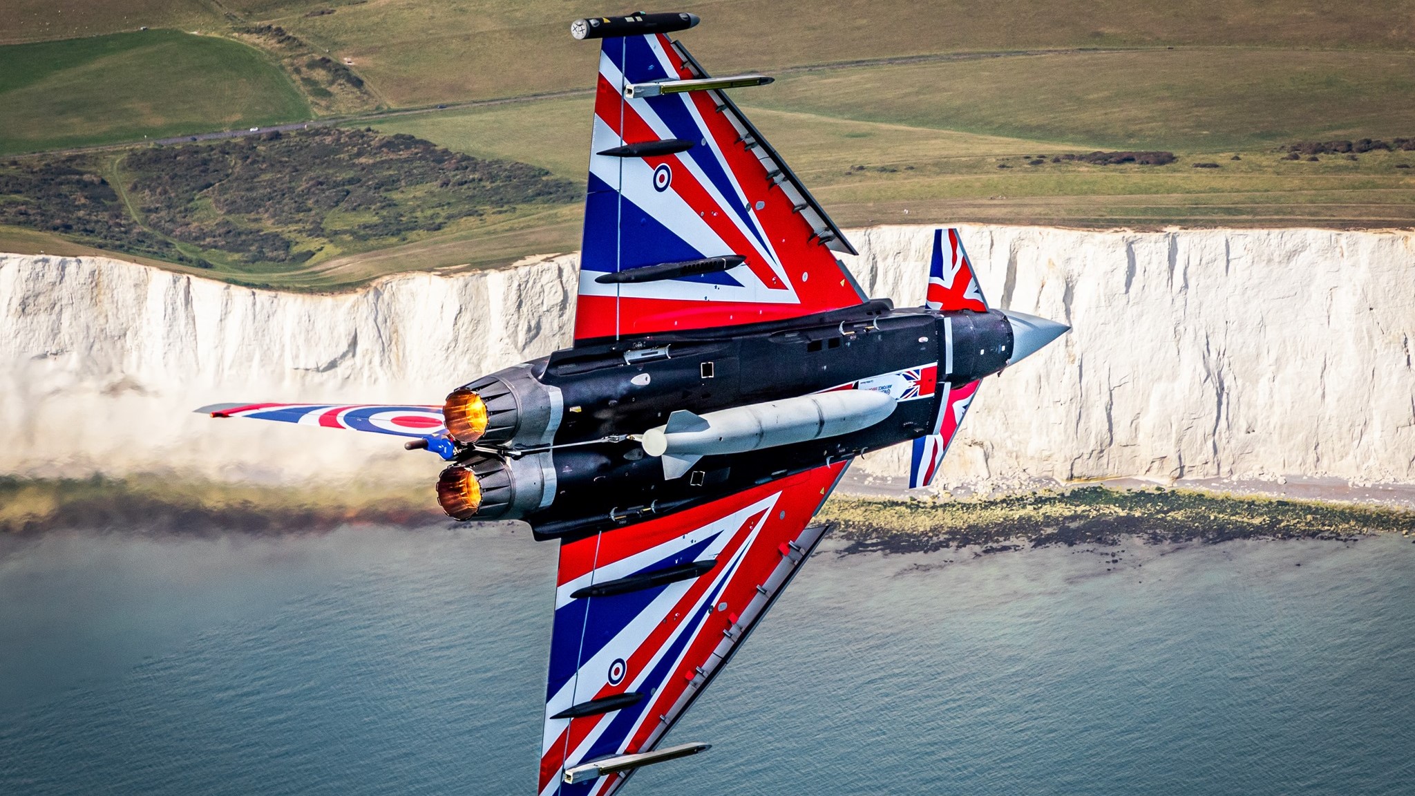 Flying Home, RAF Typhoon Display Team aircraft, SAC Dafydd Lewis, RAF photo comp peoples choice 2021