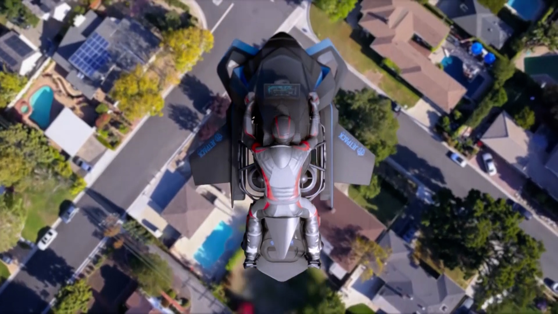 Flying Speeder concept mock up DATE UNKNOWN CREDIT Jetpack Aviation
