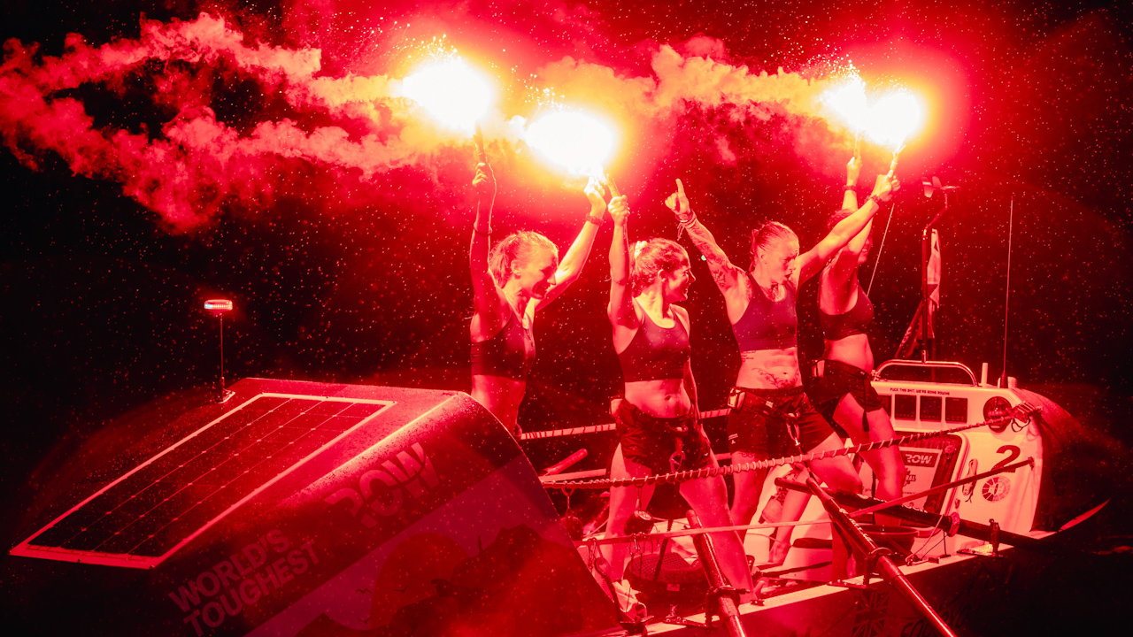 Force Atlantic is the official British Army first all-female team to tackle the World’s Toughest Row (Picture: HMS Oardacious Valkyries)