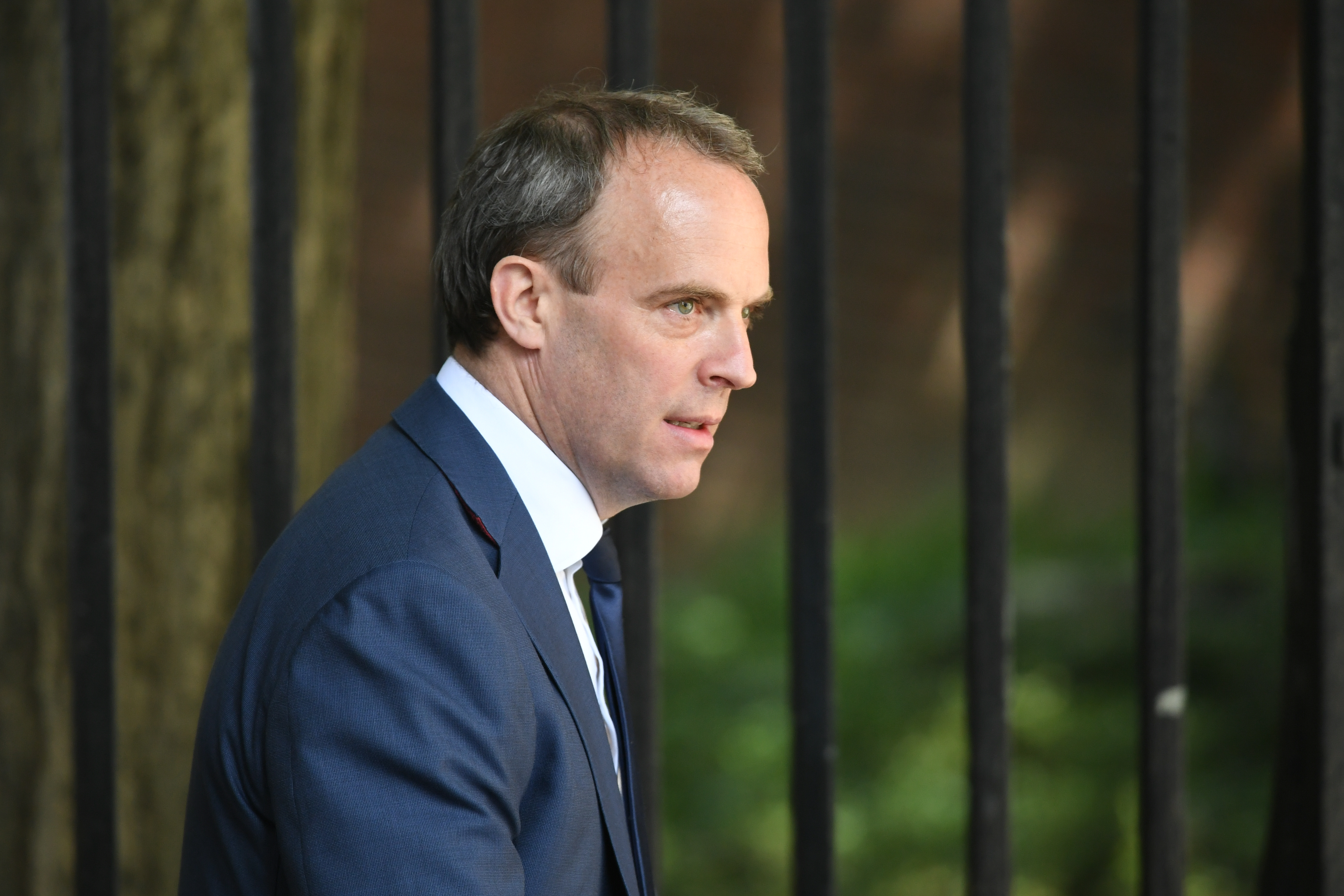 Foreign Secretary Dominic Raab in Downing Street, London (Picture: PA).