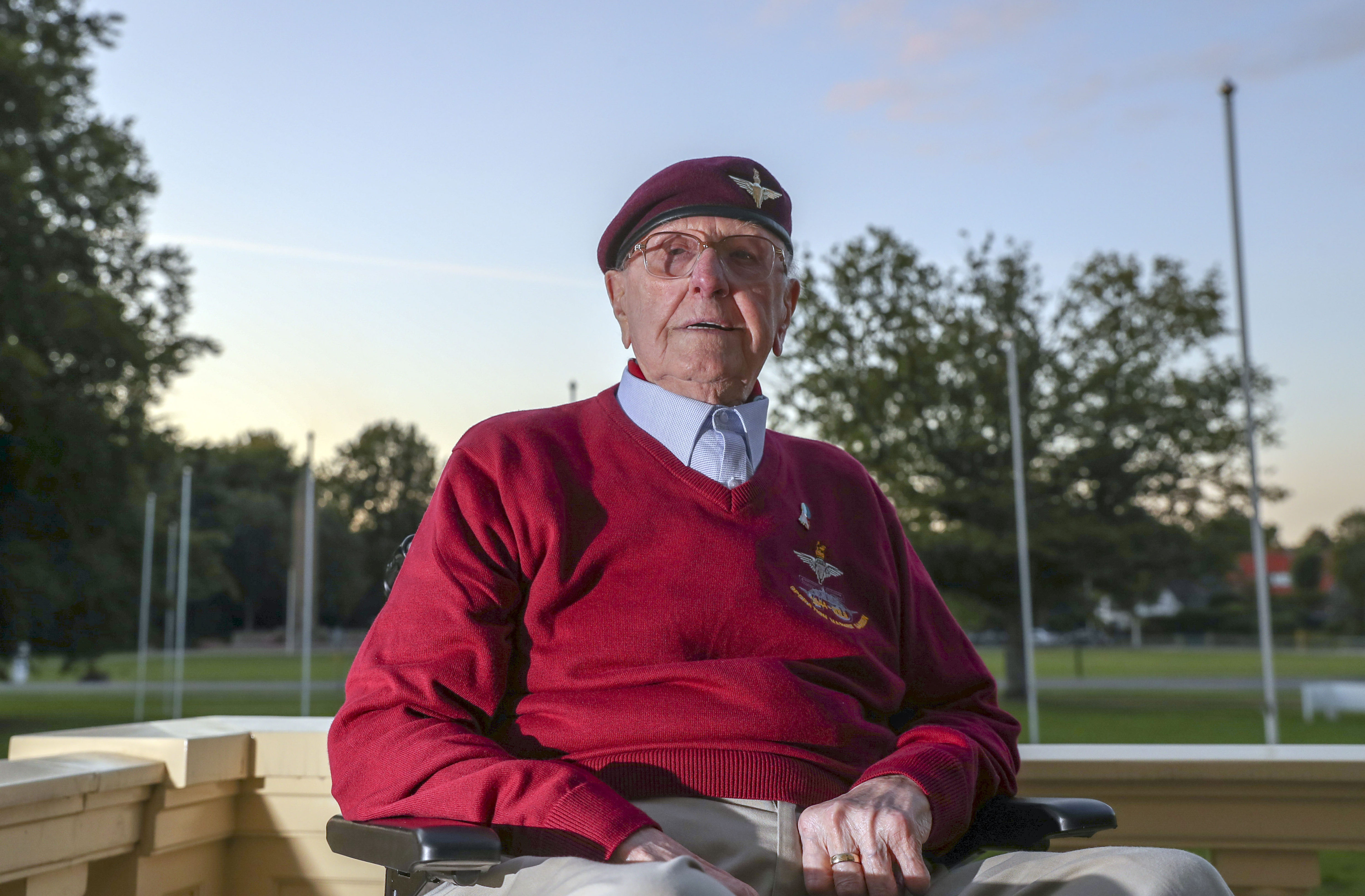 Former paratrooper Sandy Cortmann (Picture: PA).