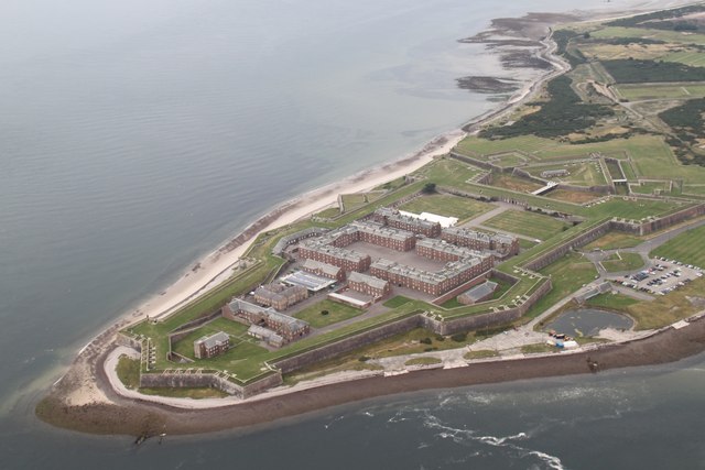 Aerial image of Fort George