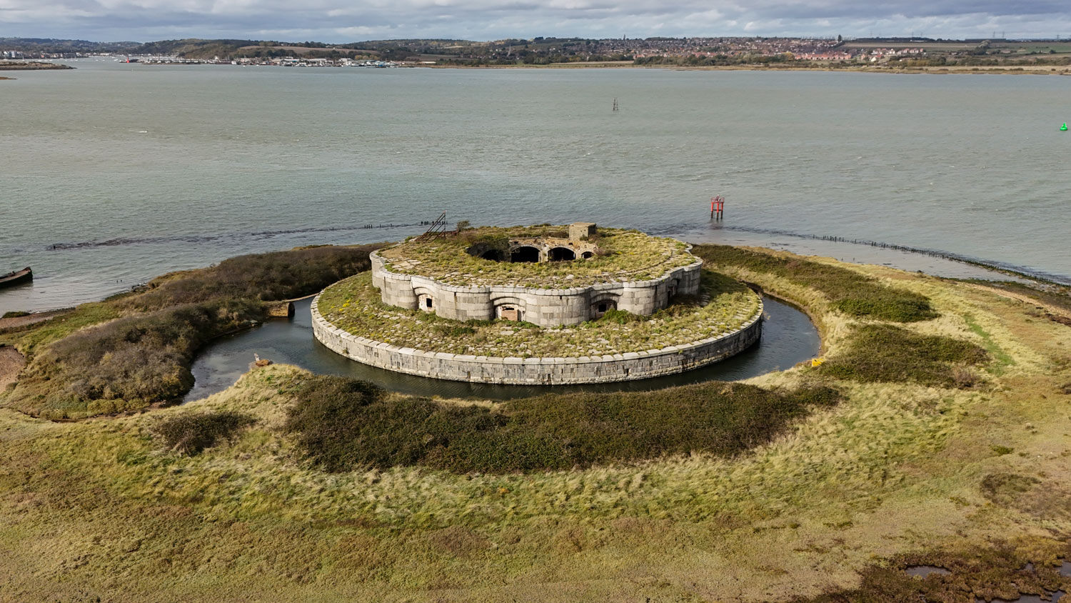 Fort Darnet even has it's own moat CREDIT Savills Auction
