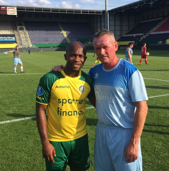 Fortuna Sittard hosted the RAF in a celebratory fixture.