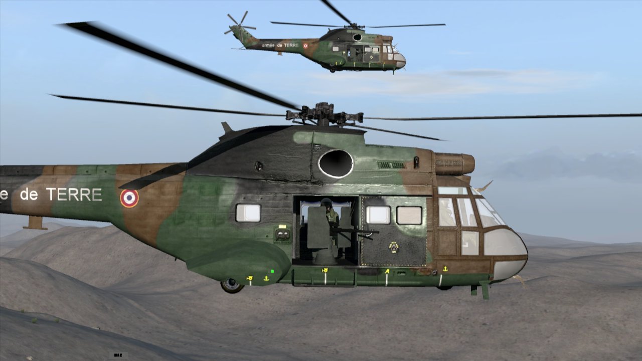 France's Puma gunship on ops in the Sahel