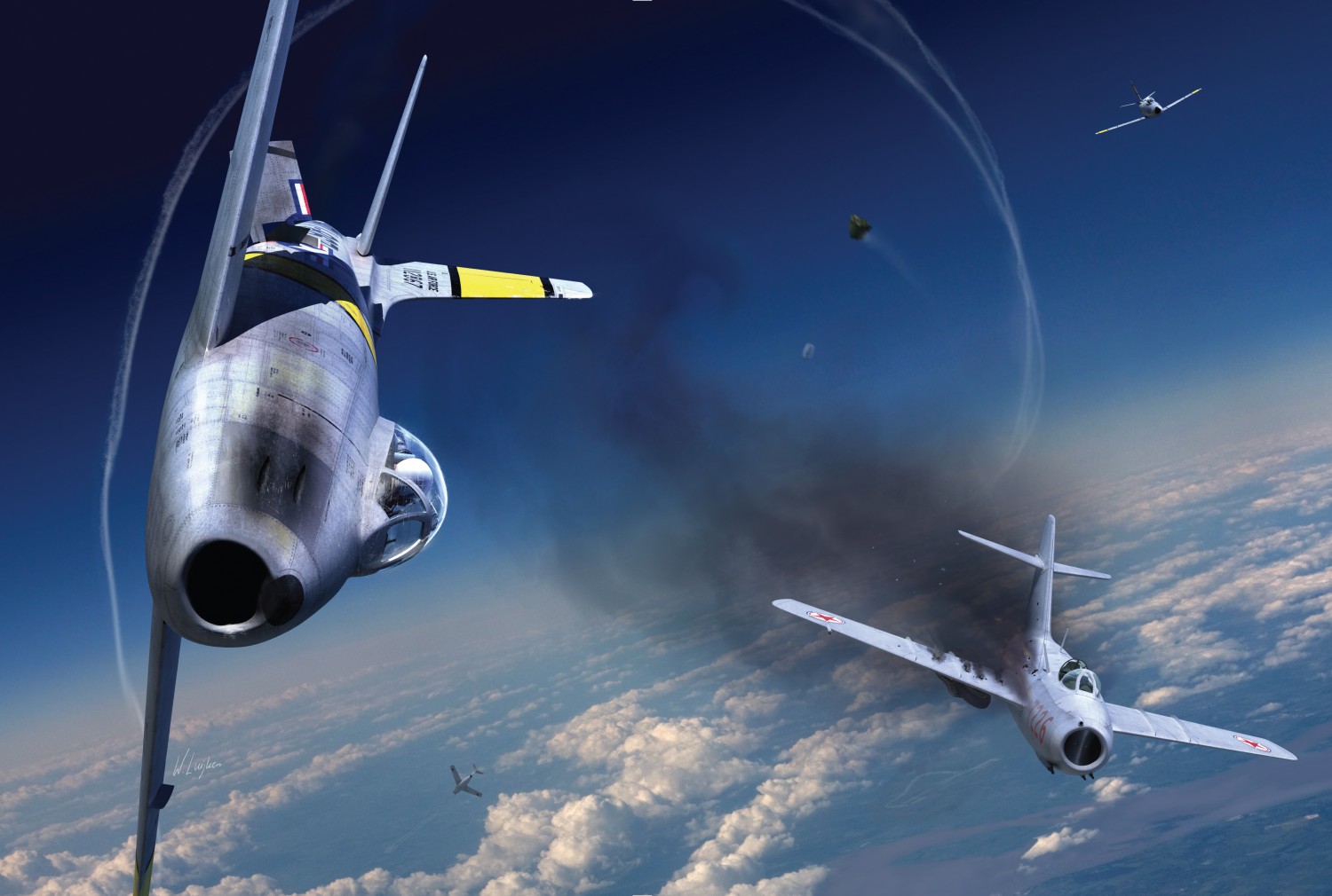 From F-86 Sabre vs MiG-15