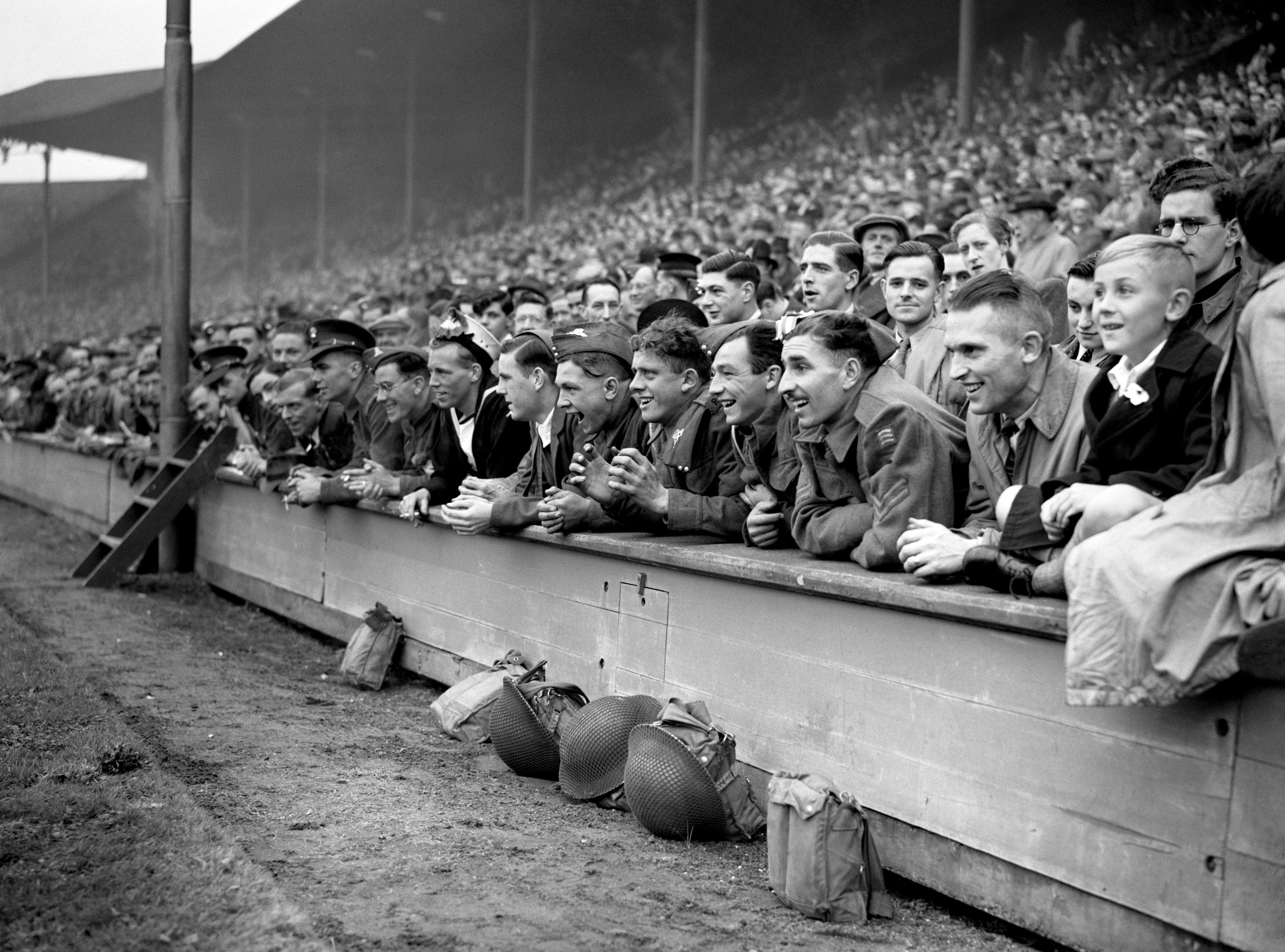 England versus Scotland at Wembley in 1941. Alamy
