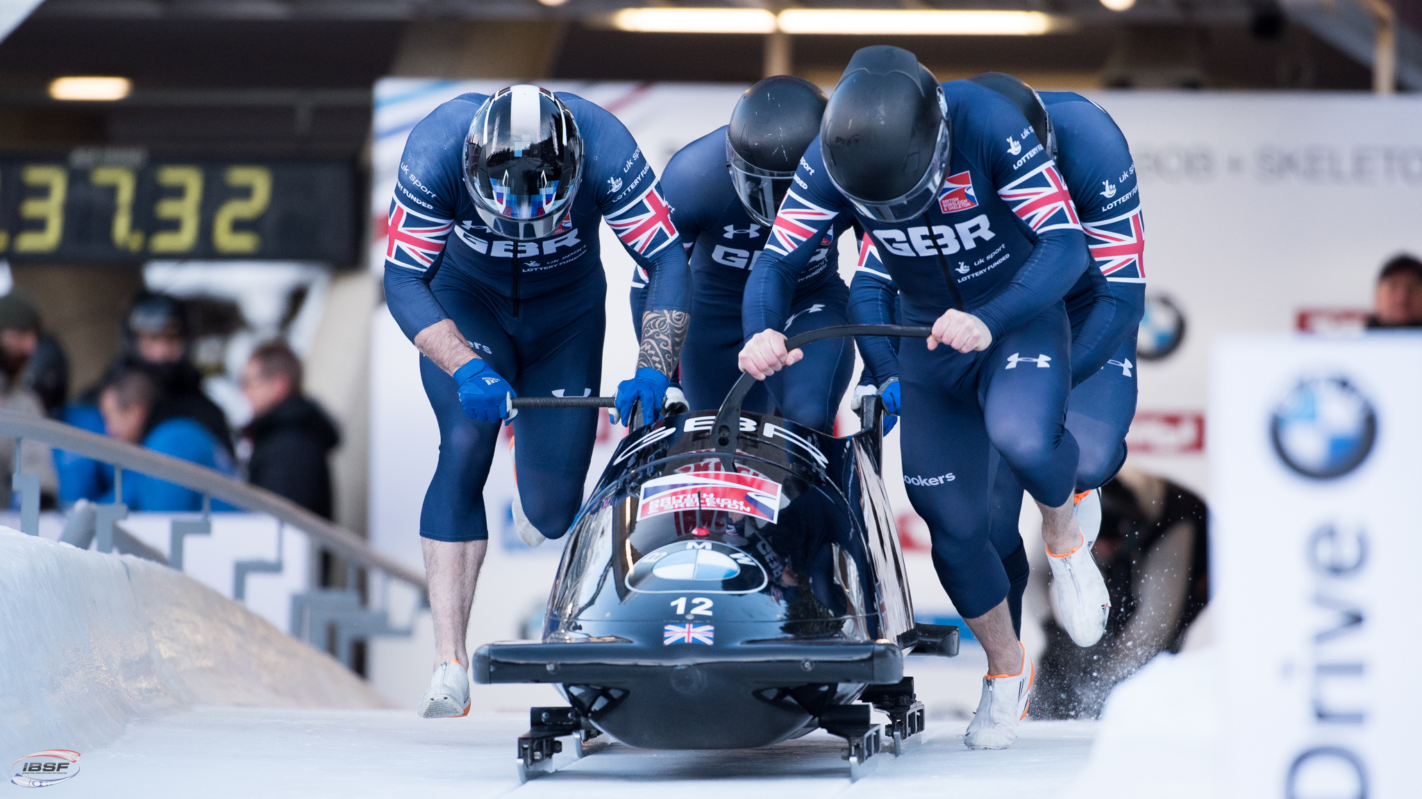 GB Bobsleigh 4 Man 21012018 Credit- IBSF International Bobsleigh and Skeleton Federation