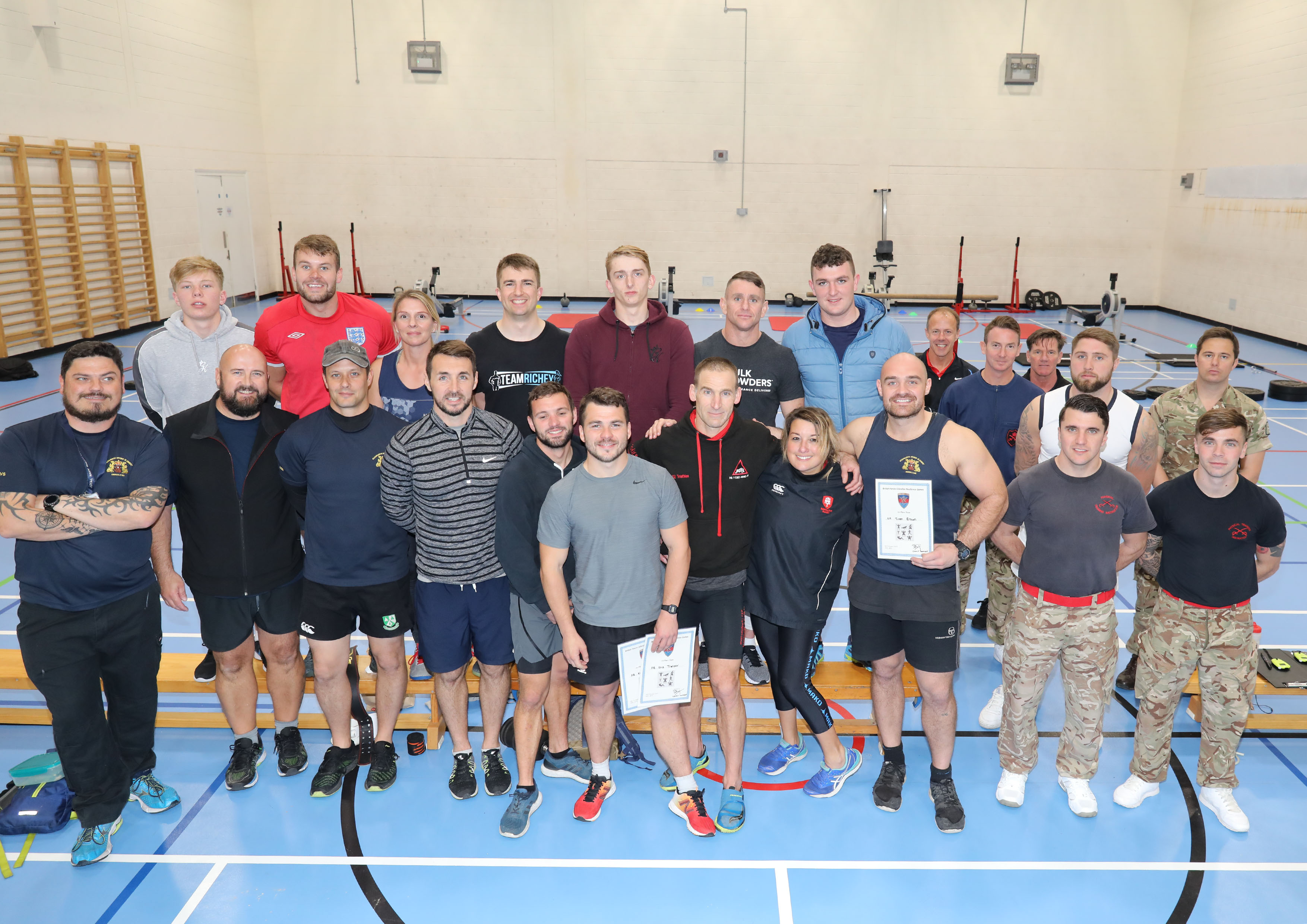 Gibraltar Resilience Games Group Photo: MOD Gibraltar