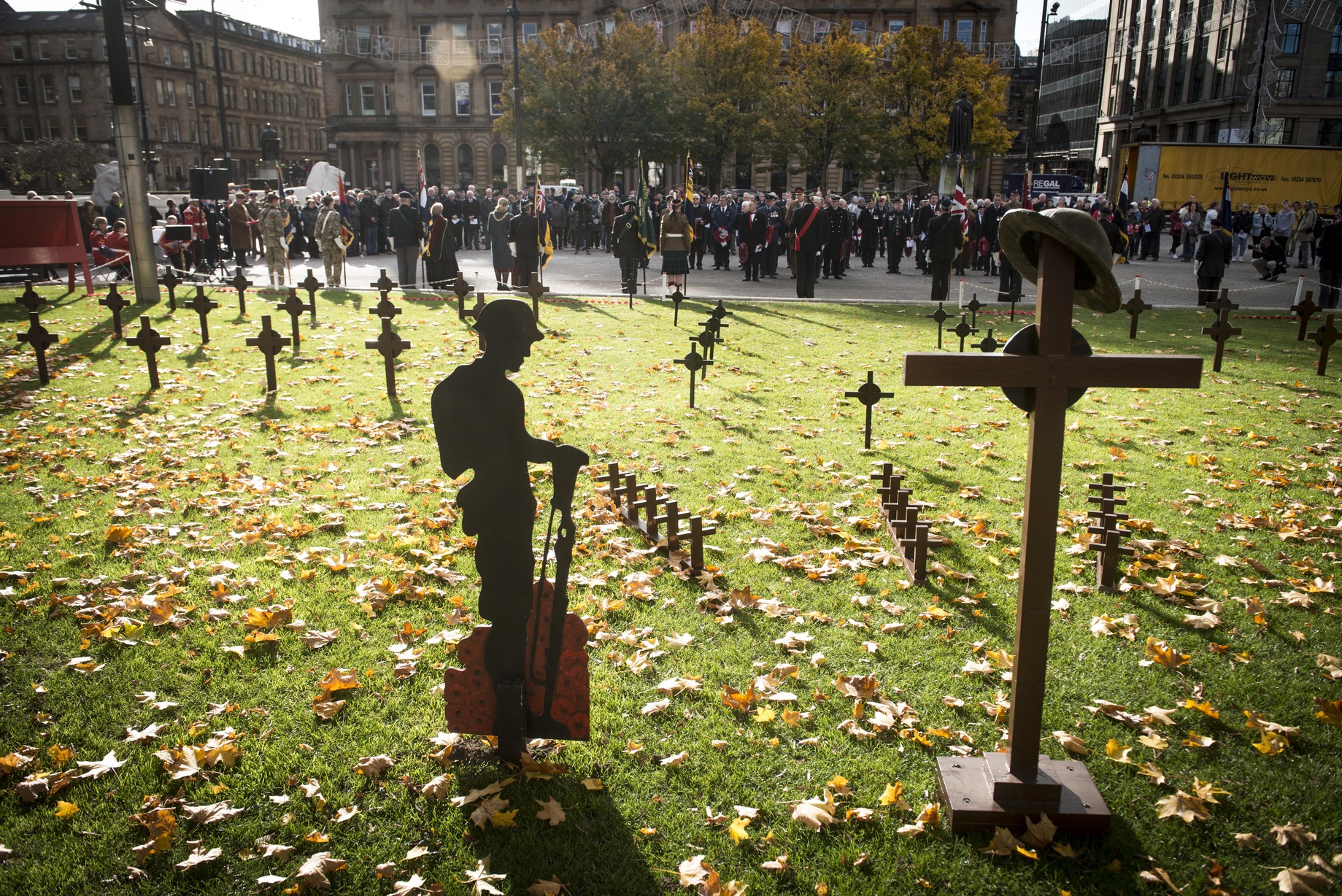 The Garden of Remembrance, George Square, Glasgow, 2019 (Picture: M Owens/Poppyscotland).