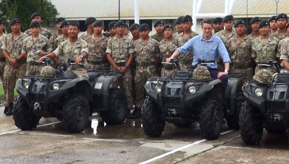 Gavin Williamson MP in Brunei