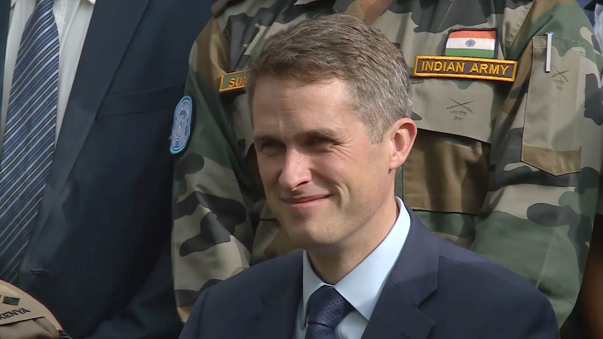 Gavin Williamson in Kenya.