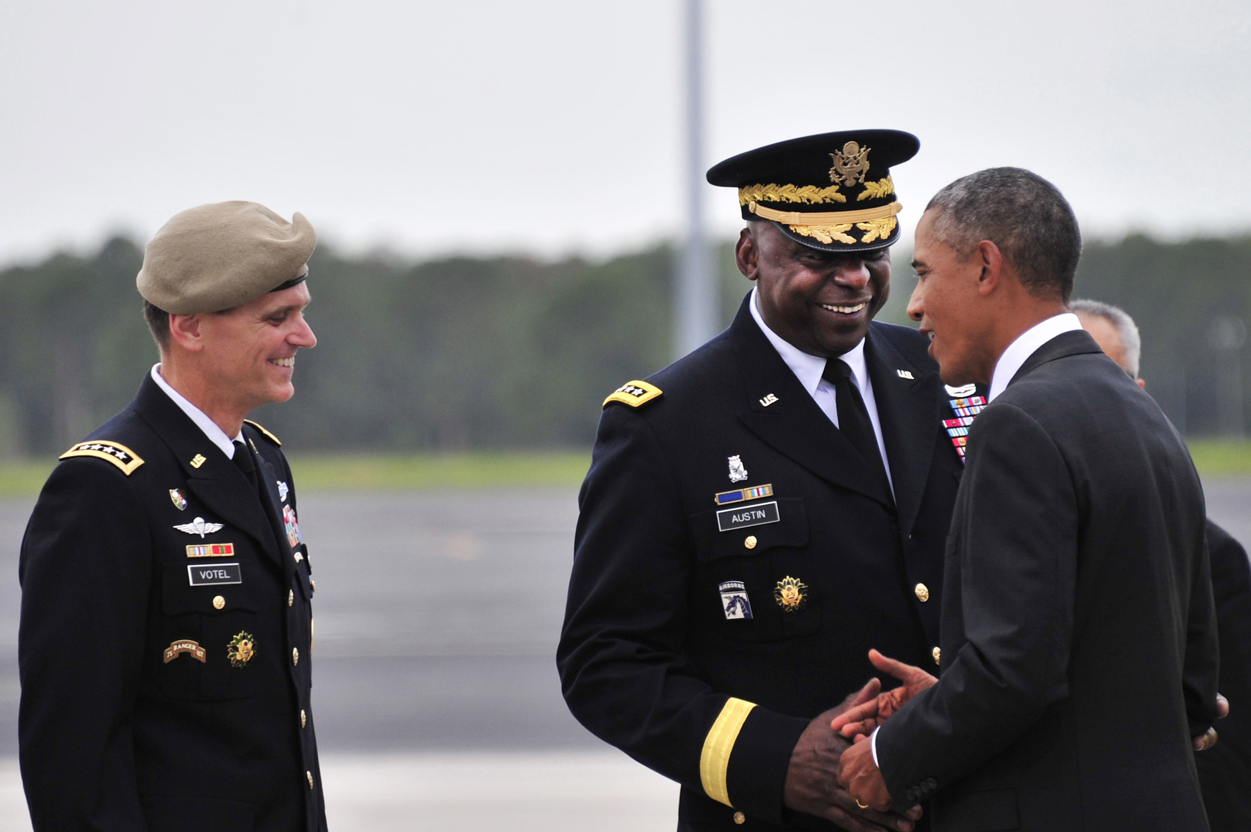 Gen Lloyd J. Austin US Defense Secretary President Obama MacDill Airbase 091614 CREDIT DVIDS