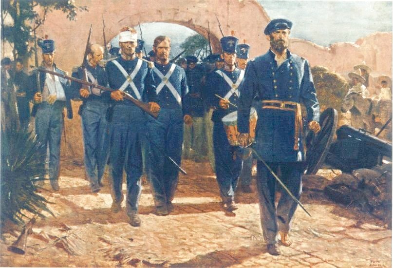 Gen.John A. Quitman make a move on Mexico City in Mexican–American War Marines