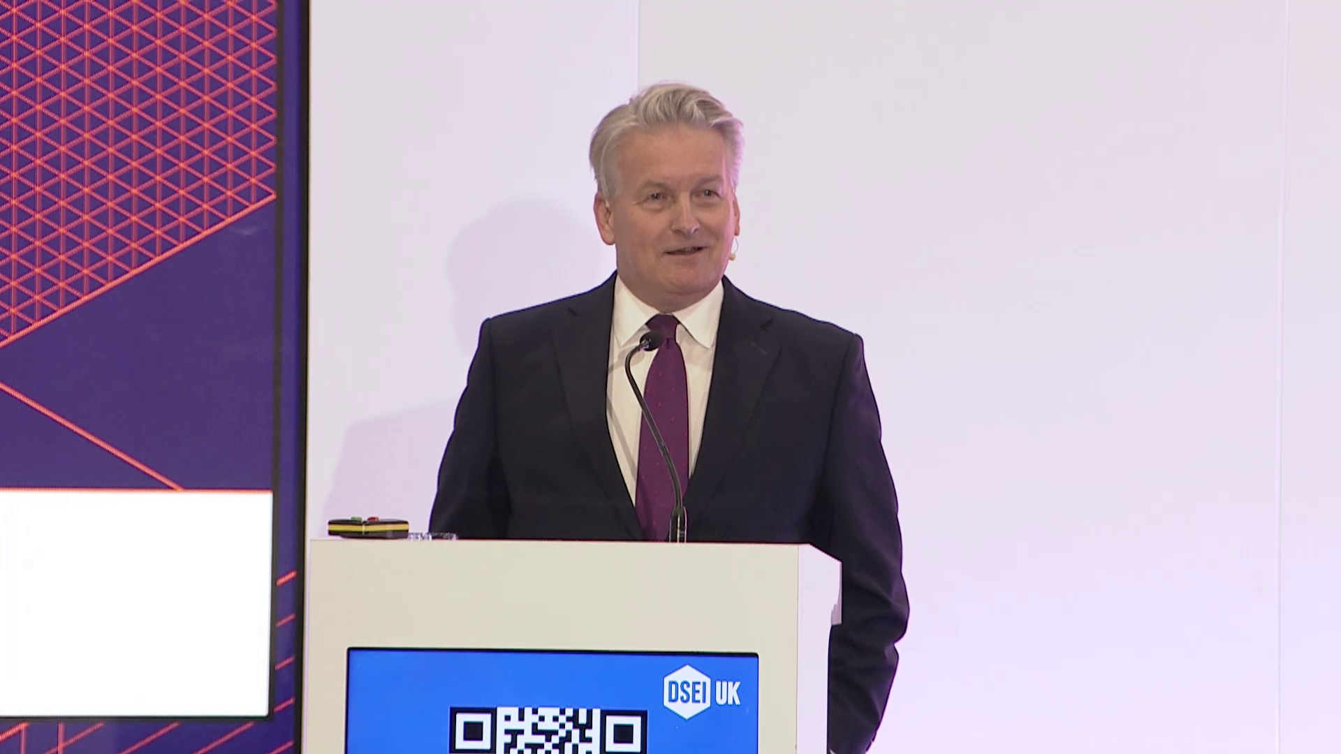 General Sir Jim Hockenhull, the newly-appointed Commander of the Cyber & Specialist Operations Command, spoke on the first day of DSEI (Picture: DSEI)