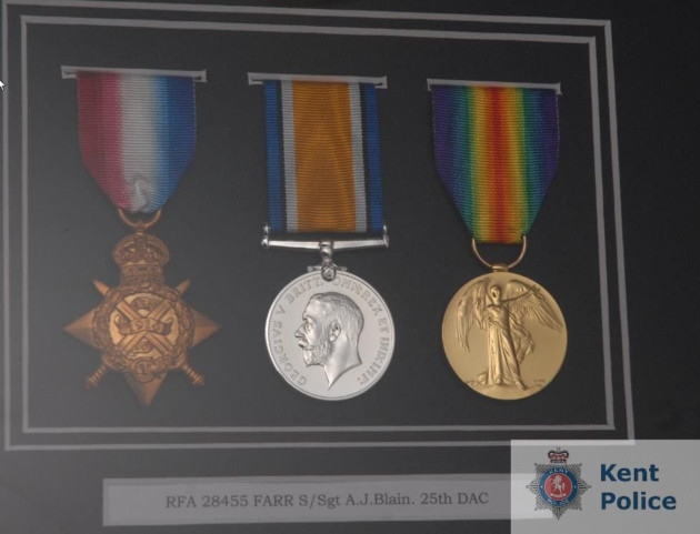 Stolen WWII Medals