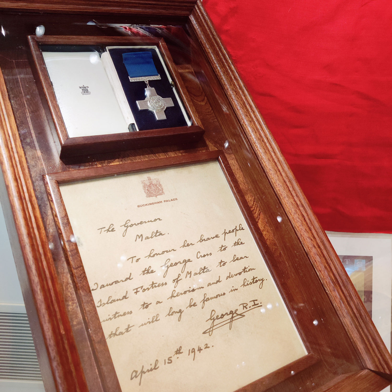 George-Cross King George VI 15 April 1942 Malta 80th anniversary Picture BFBS