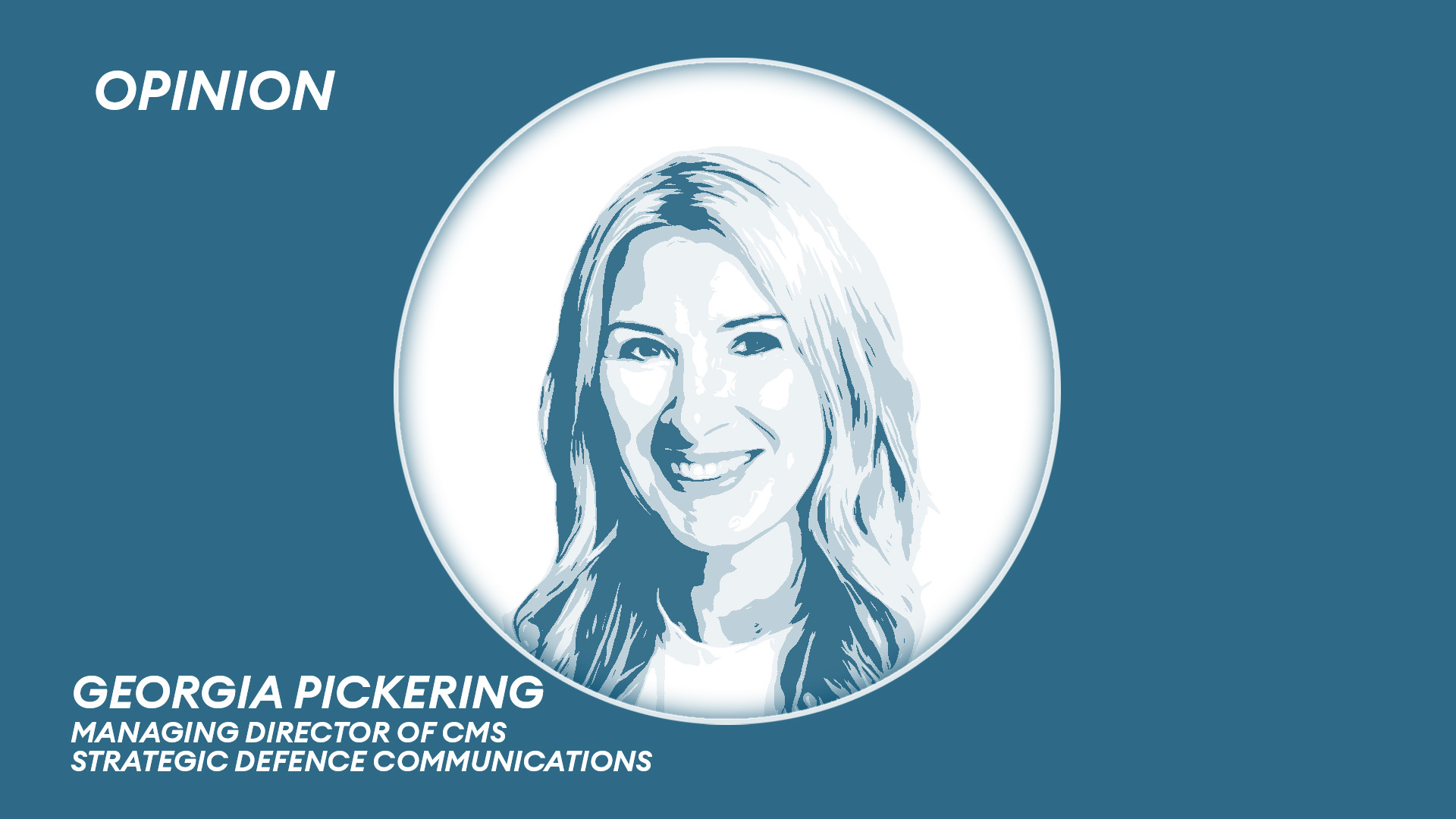 Georgia Pickering is Managing Director of CMS Strategic Defence Communications (Picture: Georgia Pickering/BFBS)