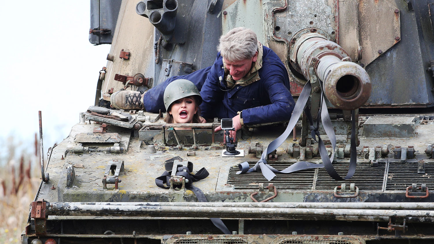 Abbot Self Propelled Gun On Track With Georgia Steel Love Island Forces Radio BFBS Special Programme DAB+