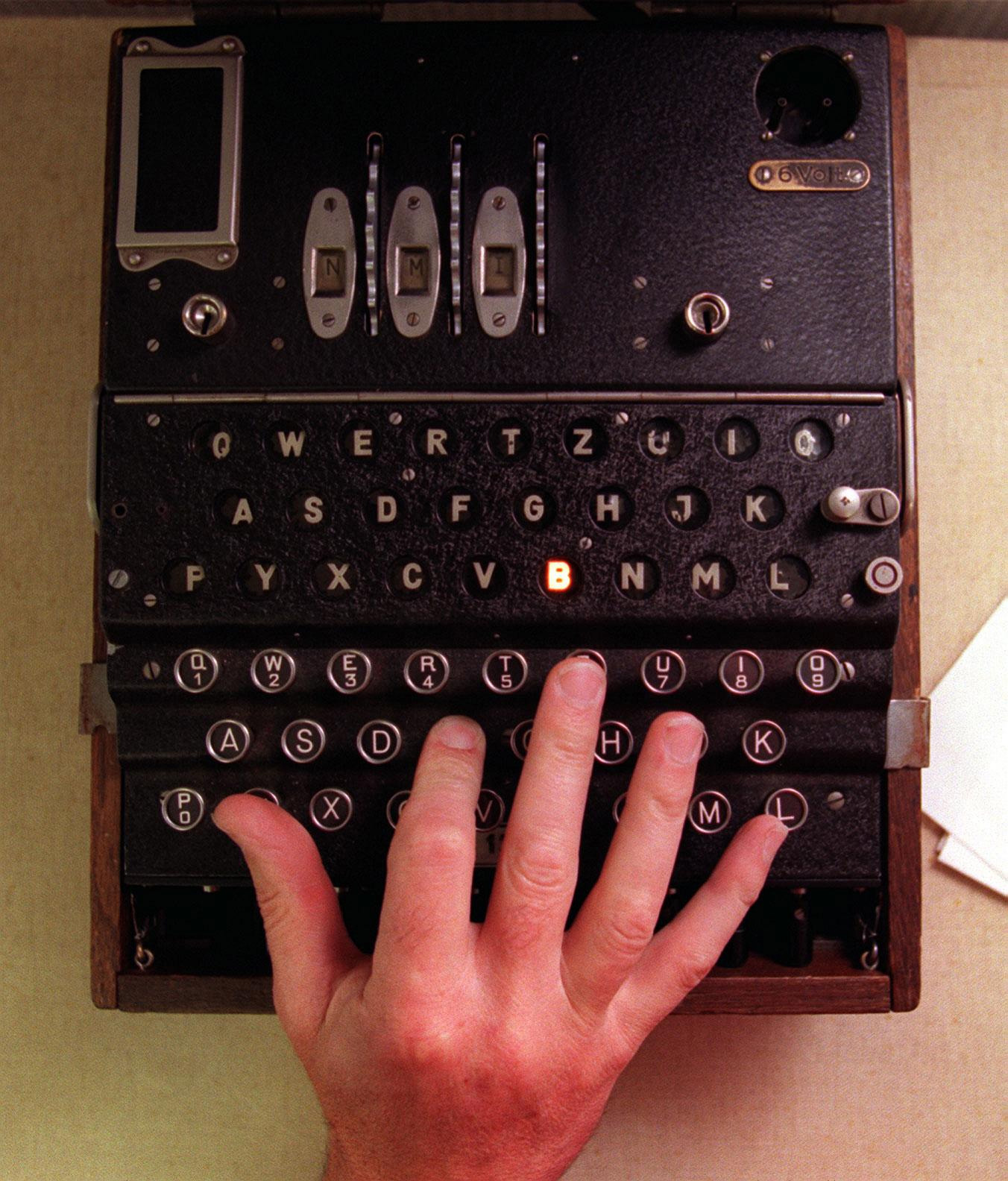 German Enigma machine