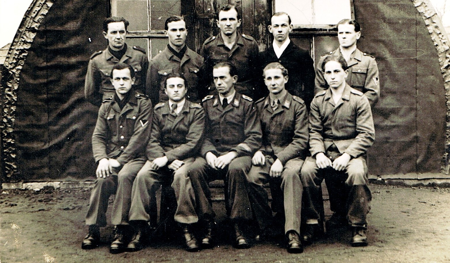 German Prisoners of War held in Warwickshire after the Second World War. Credit: Nuneaton Local History Group