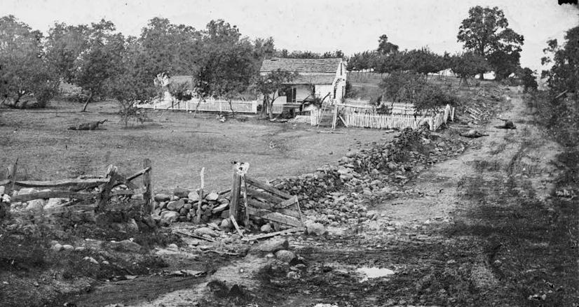 Gettysburg, Pa. Headquarters of Gen. George Meade on Cemetery Ridge
