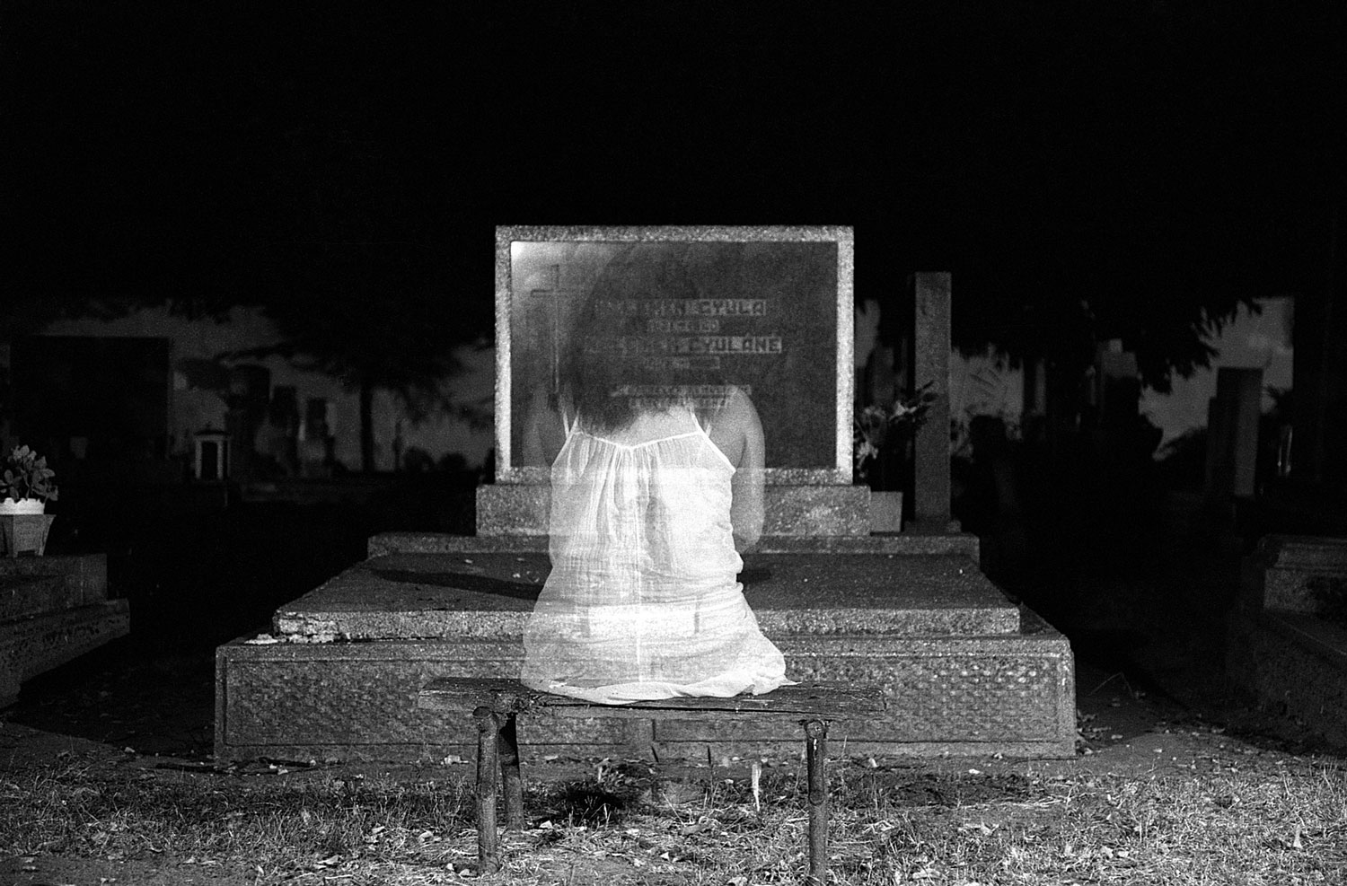 Ghostly woman