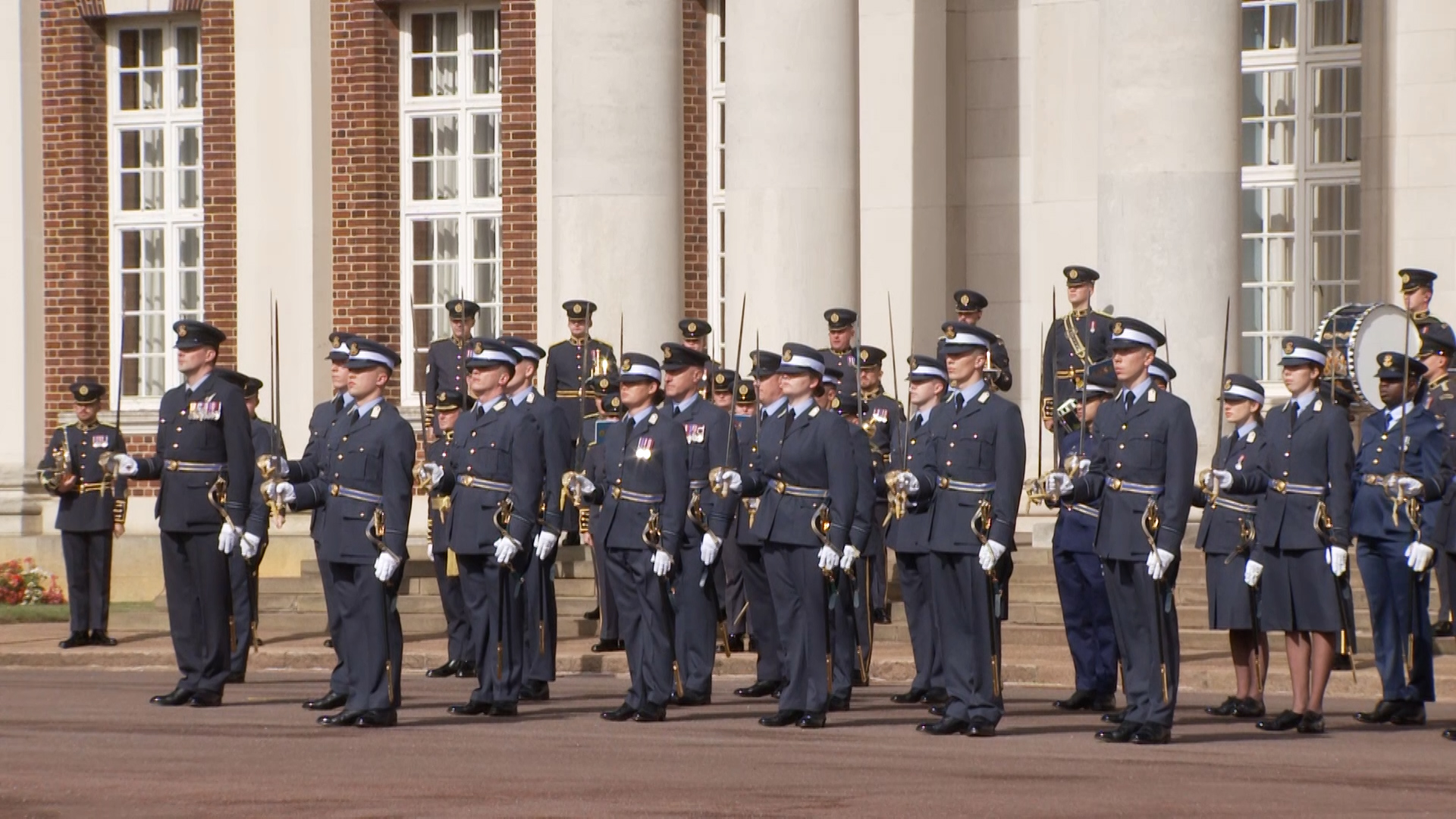 Newly commissioned officers at RAF Cranwell were overseen by Prince William who acted as reviewing officer