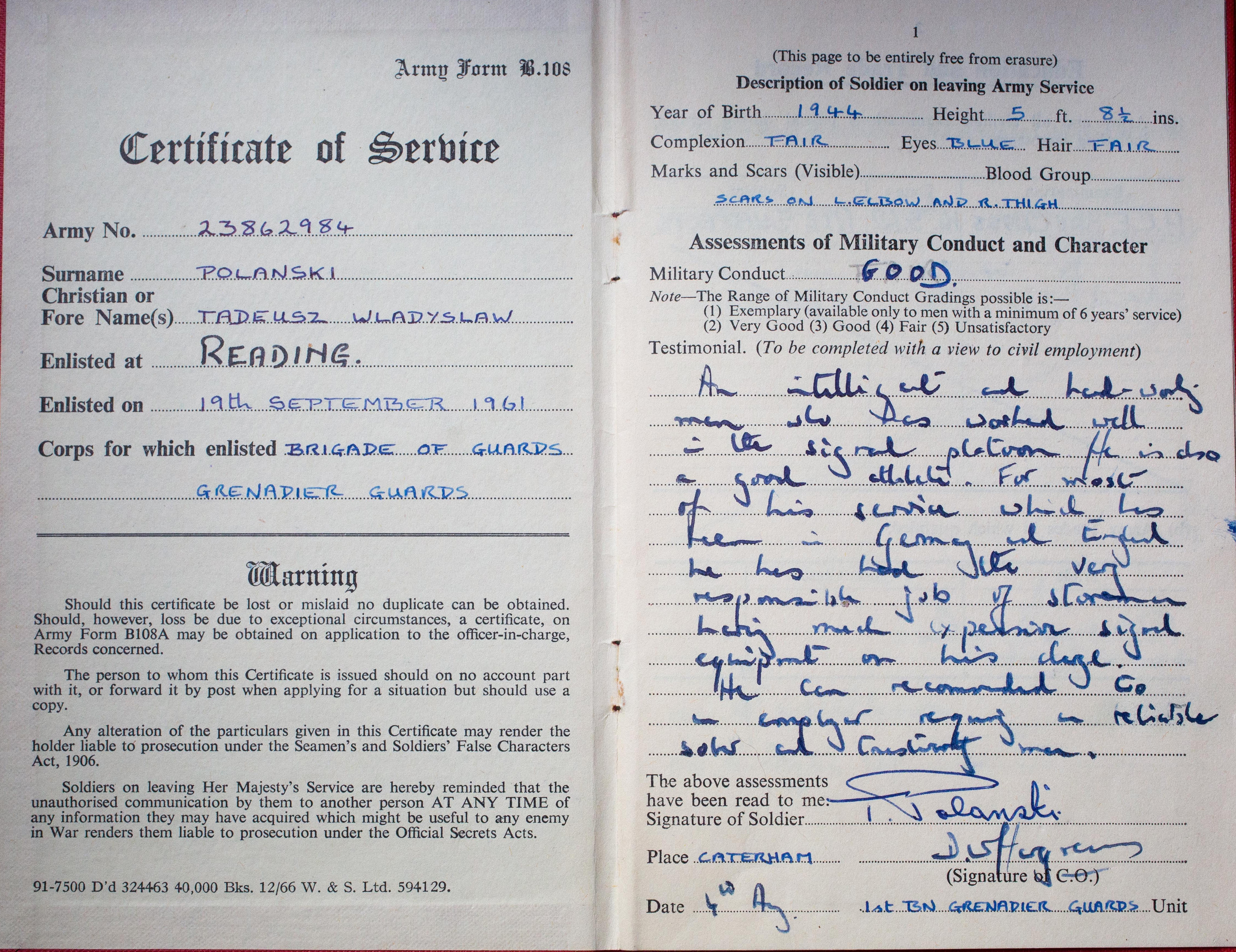 Grandfather who served with the Grenadier Guards after his family fled the Nazis is refused British passport IMAGE SWNS
