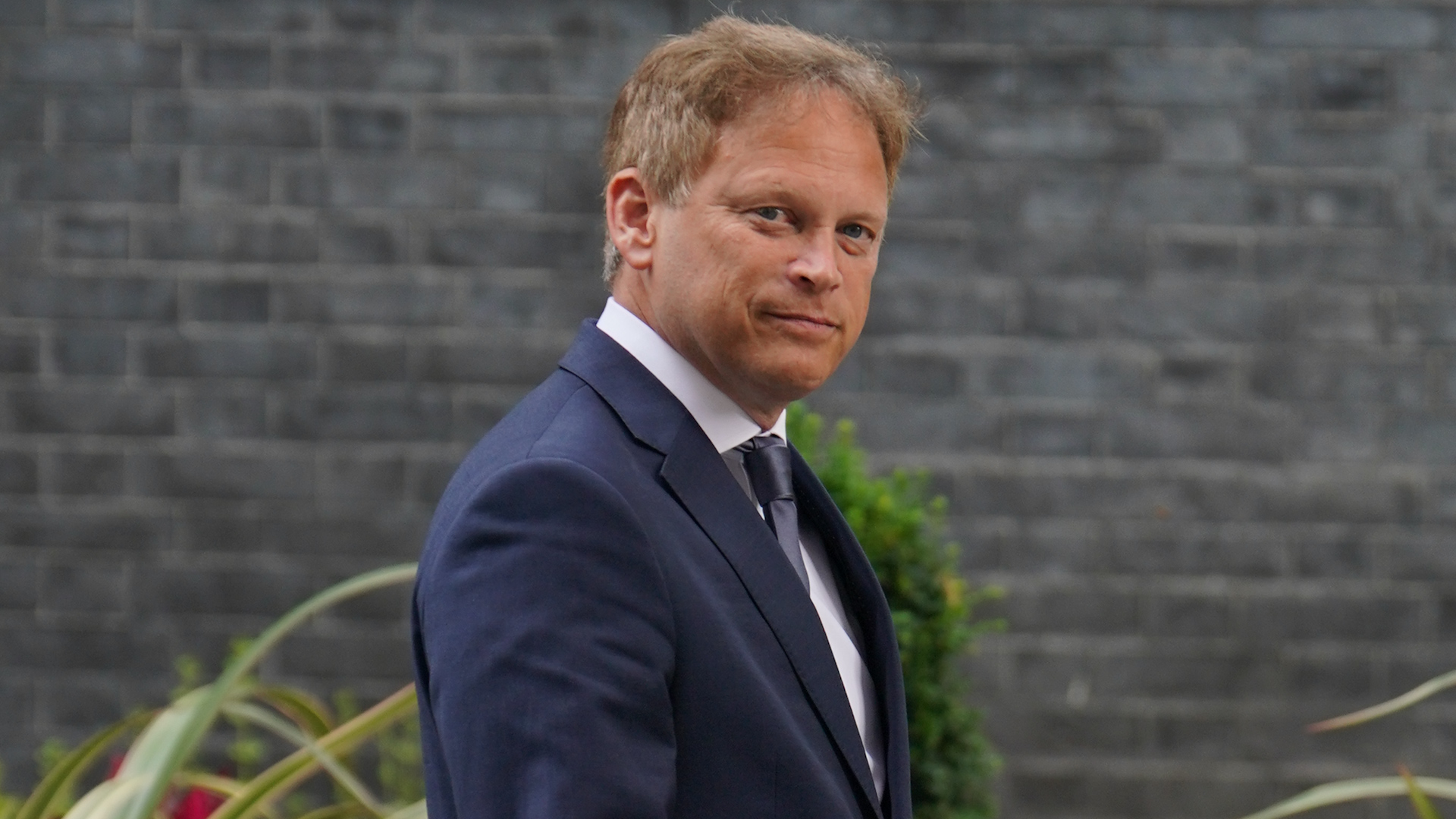 Grant Shapps leaving Downing Street after being appointed Defence Secretary