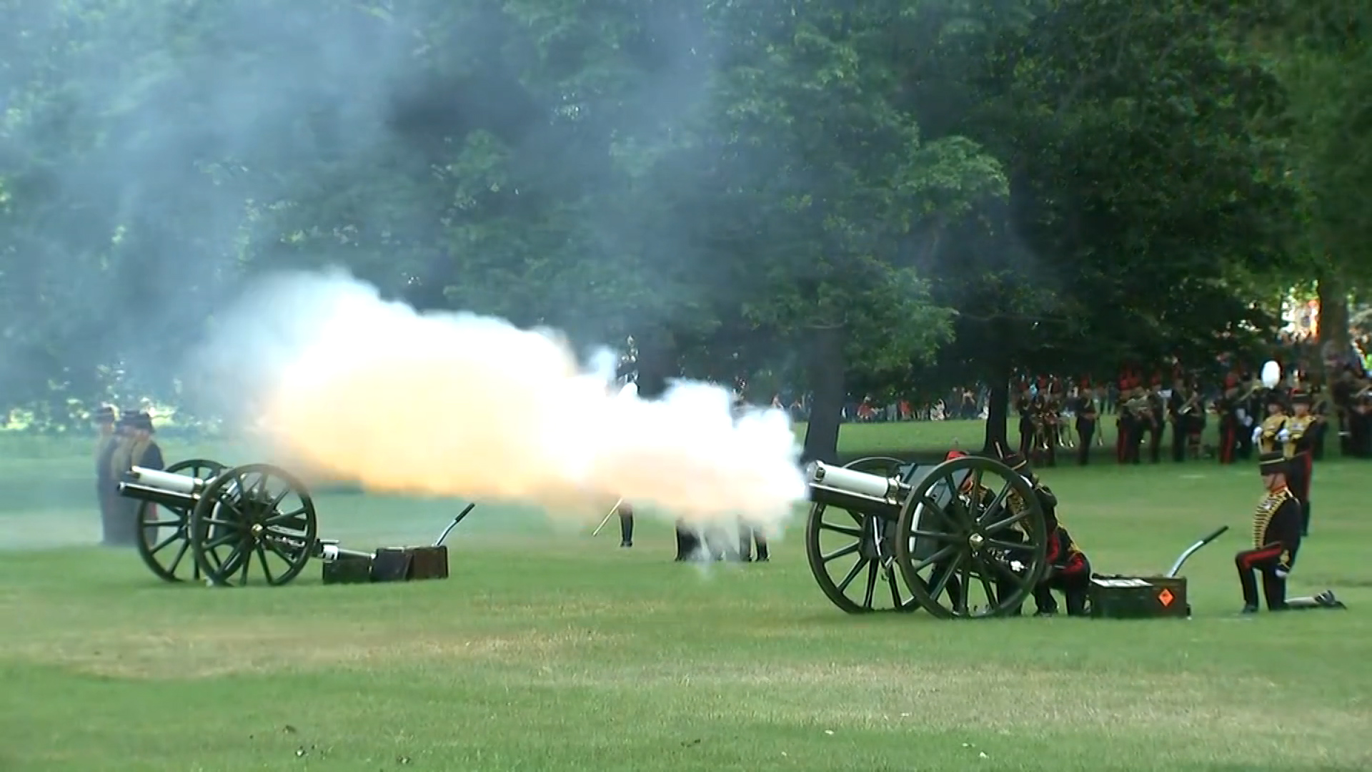Green Park Trump gun salute