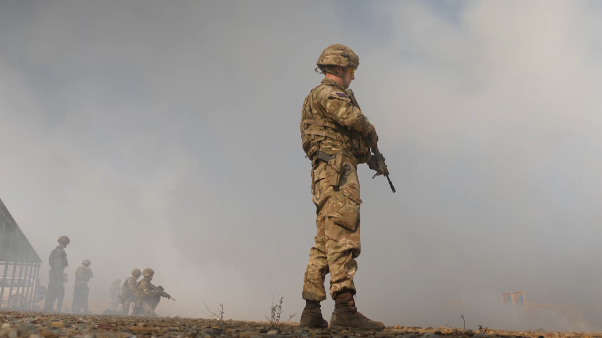Camp Taji in Iraq is one of the bases where British Army soldiers are deployed.