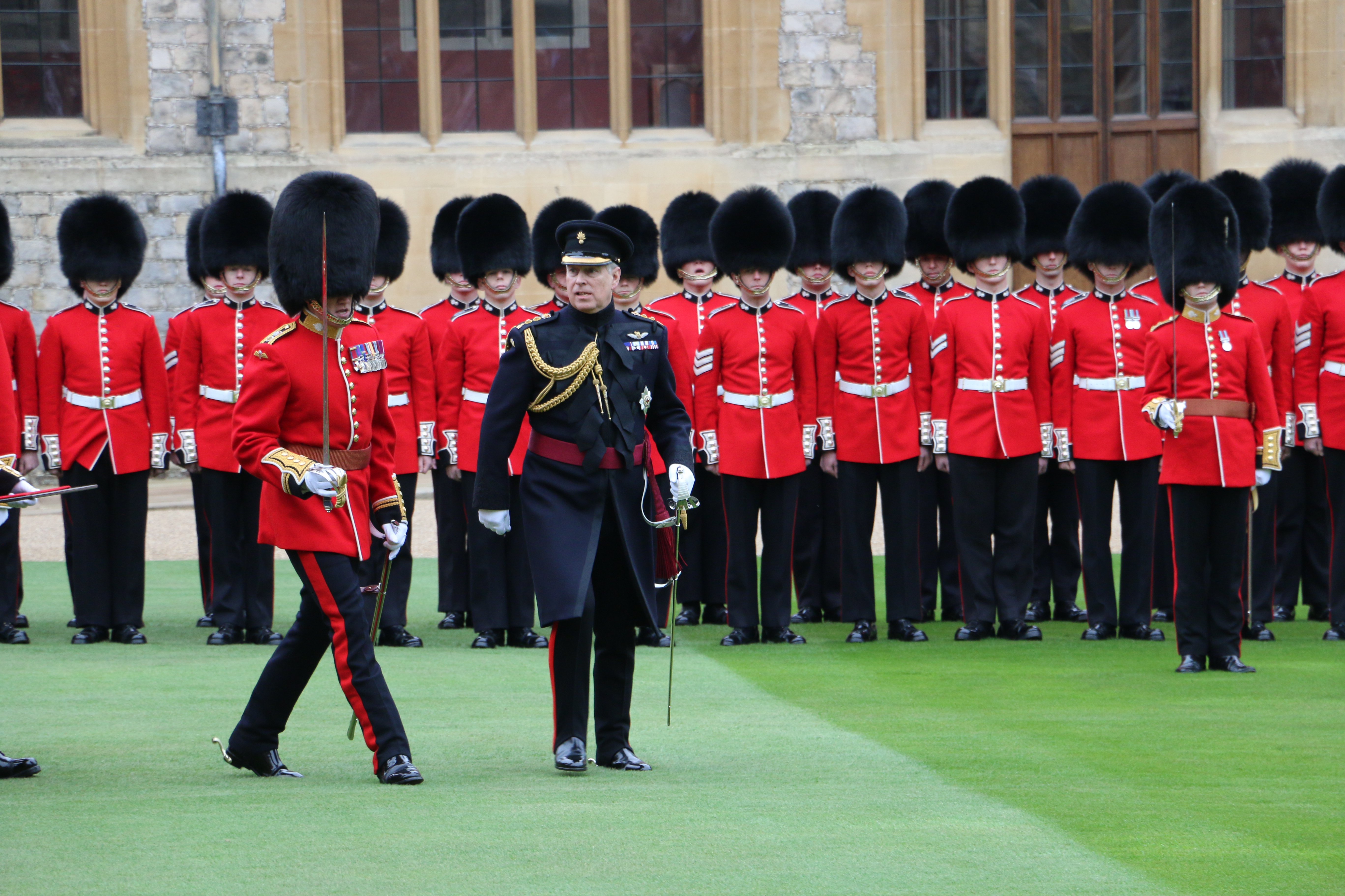 Grenadiers Guards receive medals at Windsor 220319 CREDIT BFBS