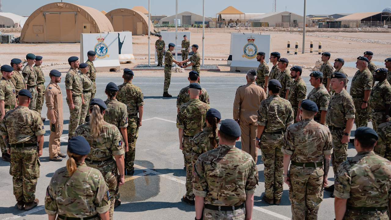 Operation Shader has been ongoing since 2014 with members of the RAF working alongside an international coalition in the Middle East (Picture: Royal Air Force)
