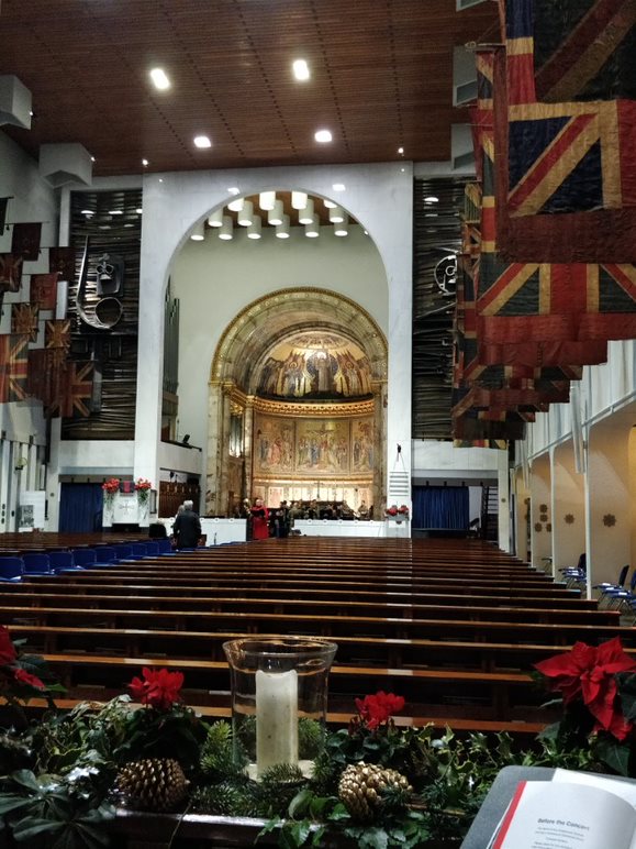 Guards Chapel, Wellington Barrarcks - BFBS photo