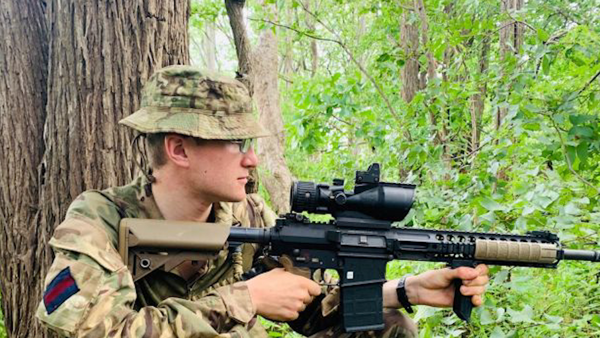 Malawi was Gdsm Talbot's first operational deployment (Picture: MOD).