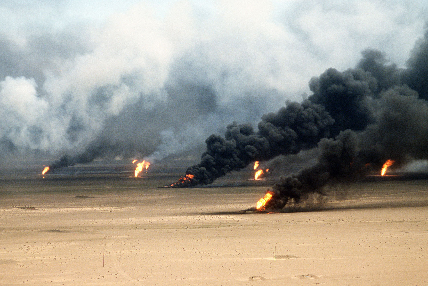 Gulf War Oil Well Fires - Operation Desert Storm