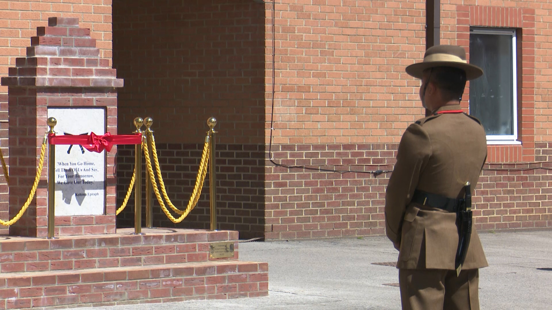 The new memorial commemorates Gurkhas who have died in conflict since 1999.